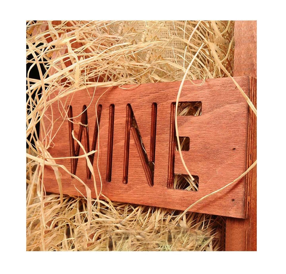 Wine Dekoratif Ahşap Şaraplık