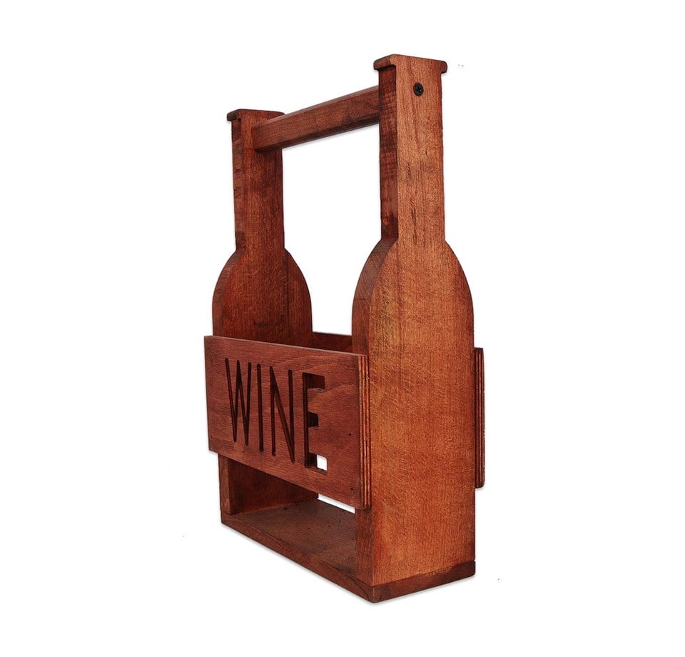 Wine Dekoratif Ahşap Şaraplık