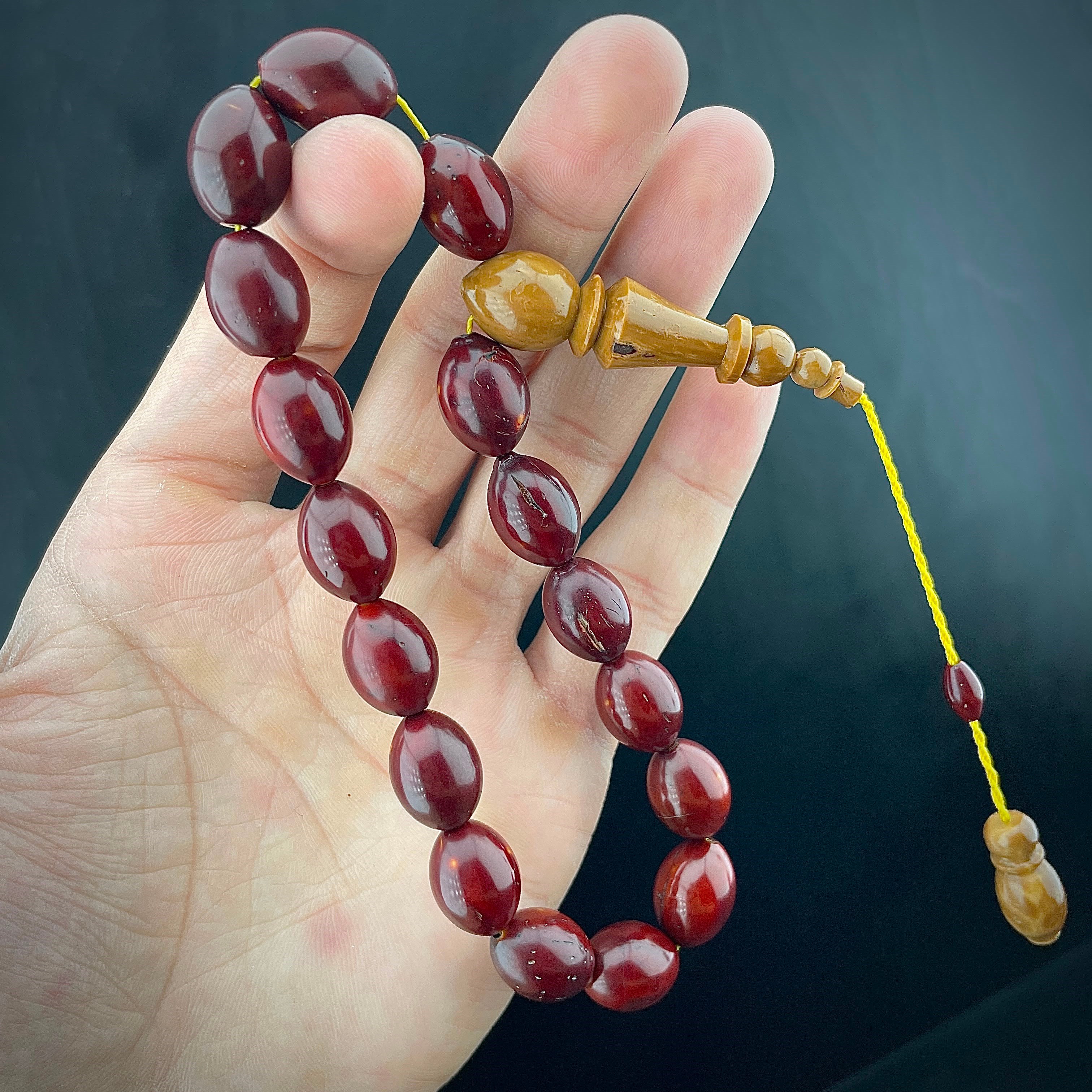 Beyzi Kesim Maskot Kınalı Kuka Tespih