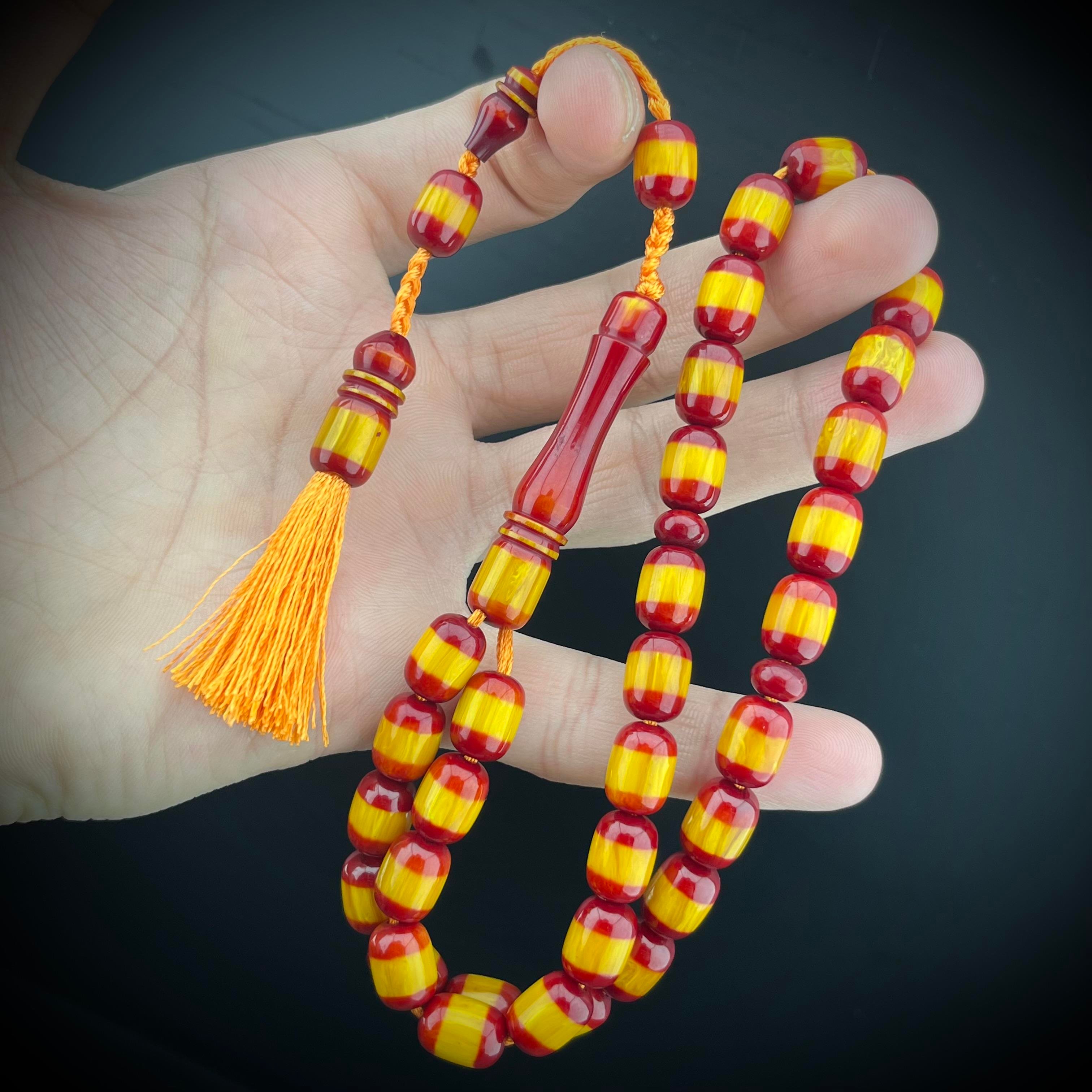 Galatasaray Sıkma Kehribar Tesbih