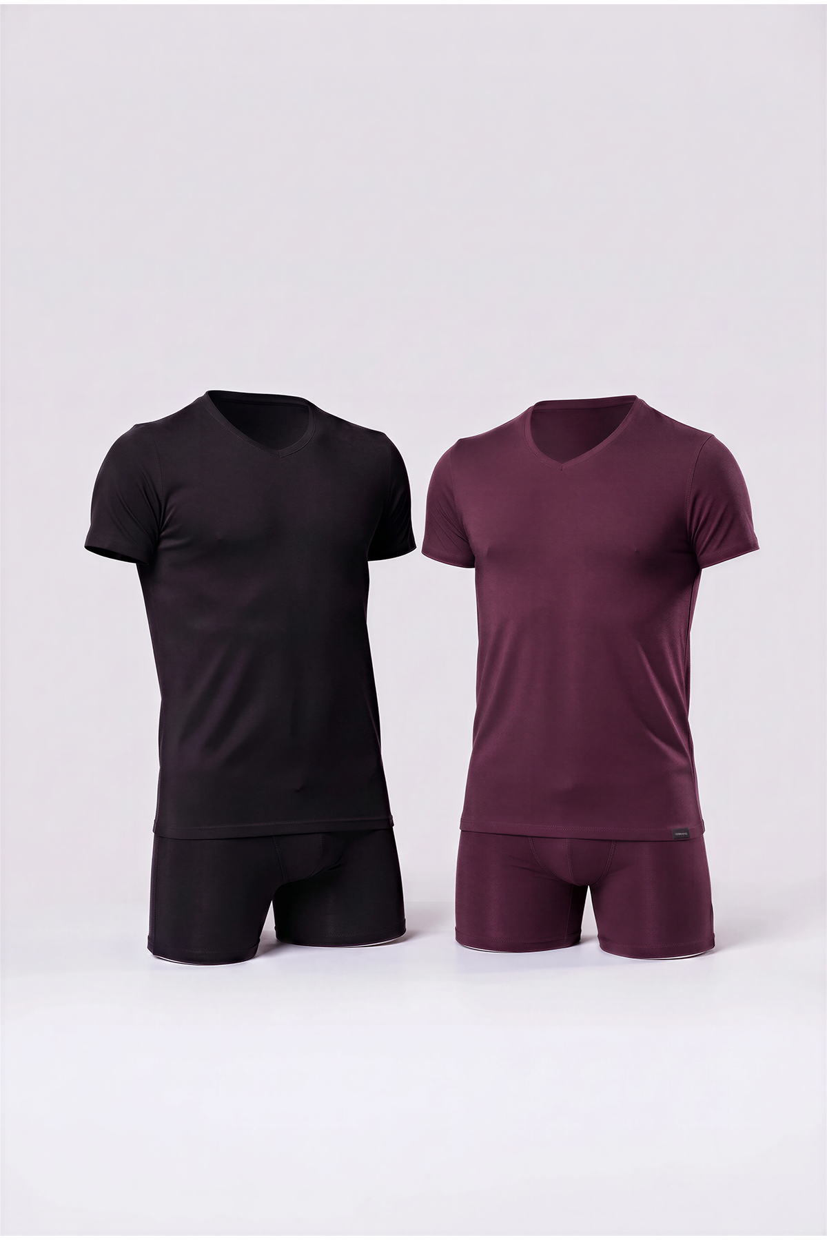 Doreanse Erkek %90 Pamuklu 2'li Yuvarlak Yaka Kısa Kollu T-Shirt 2800
