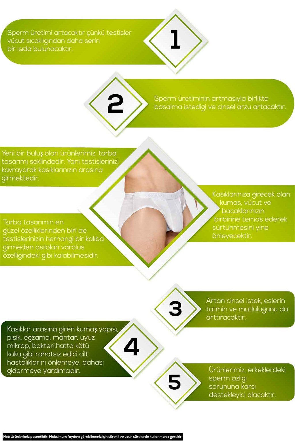 Doreanse Erkek Adonis Modal Slip Külot 1207