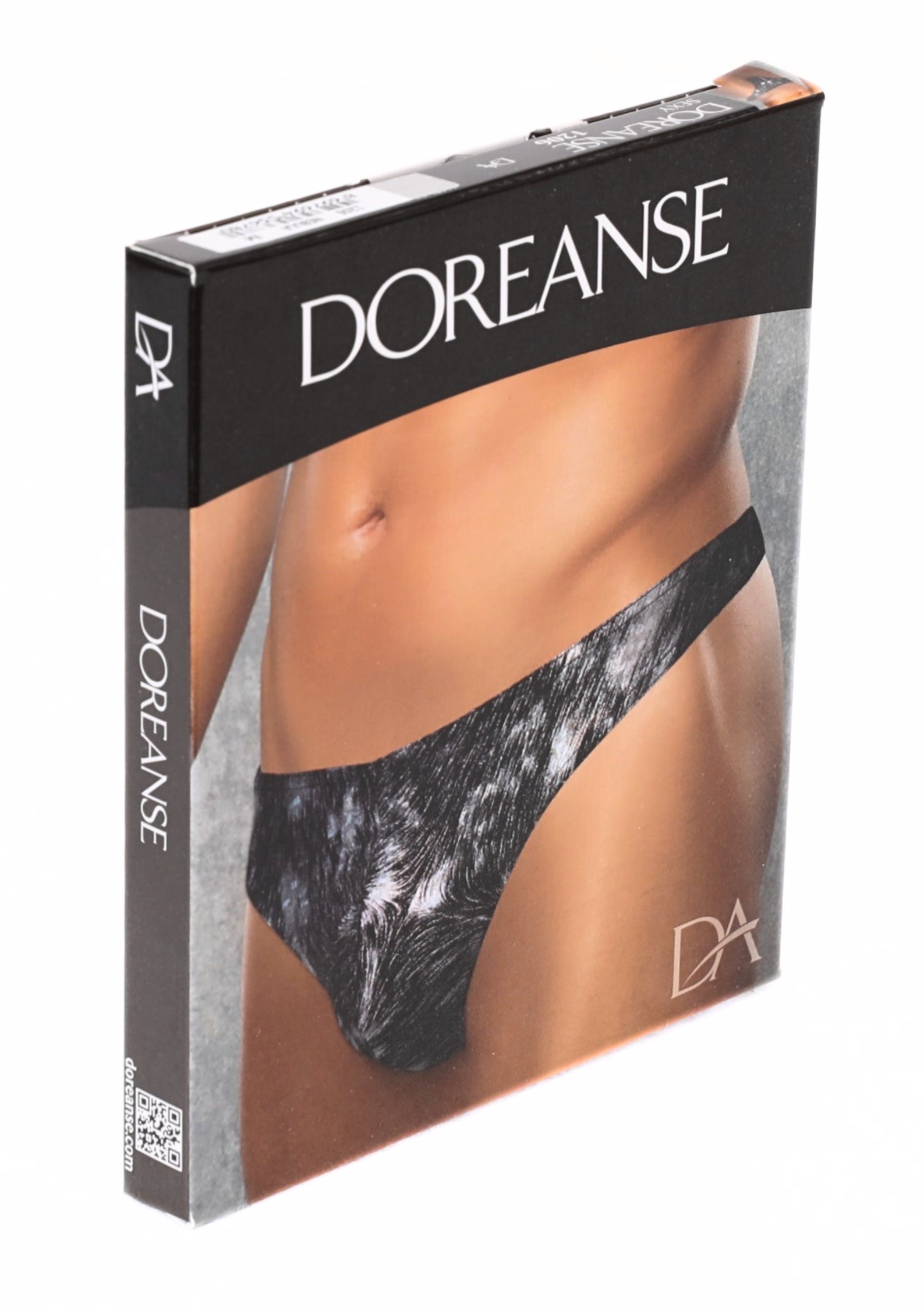 DOREANSE Erkek Desenli String Tanga 1206