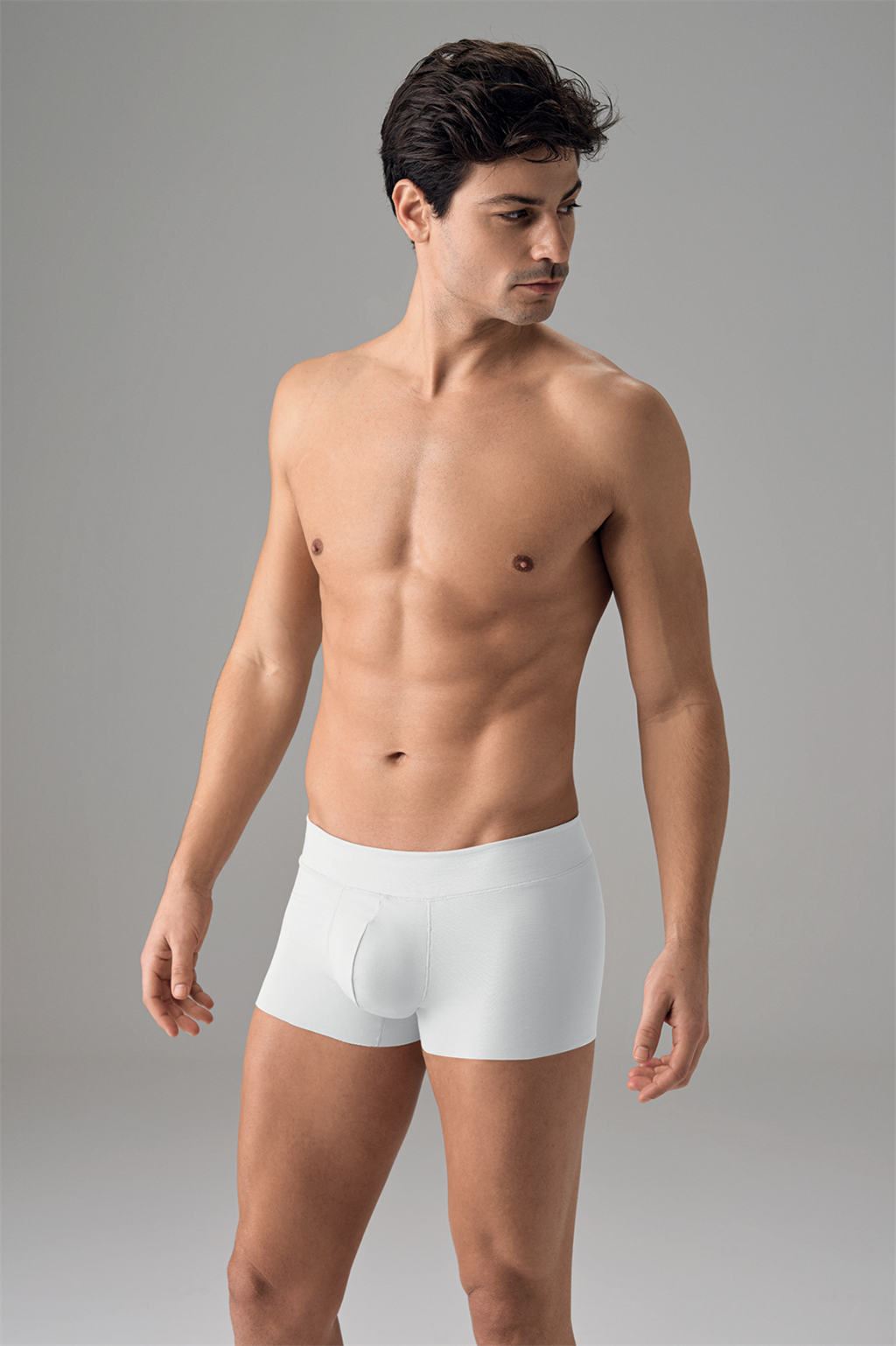 DOREANSE Erkek Dikişsiz Mini Paça Boxer 1749