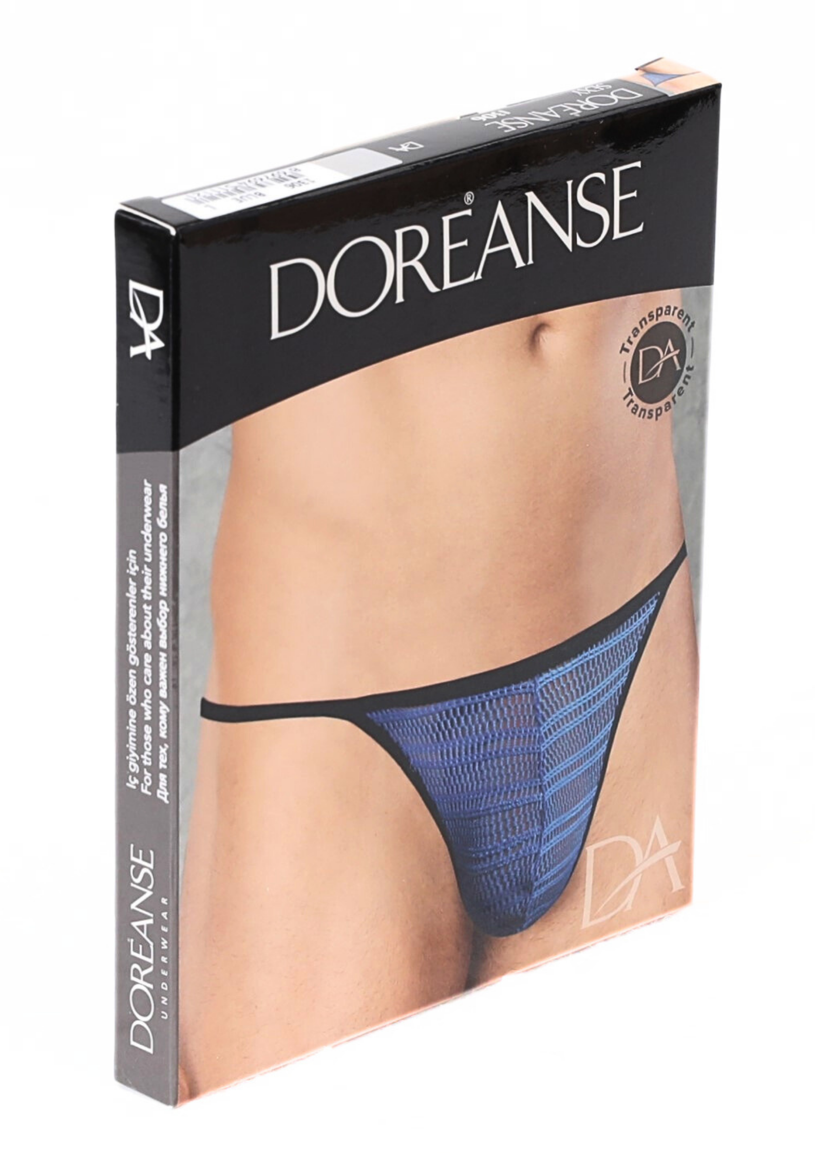 Doreanse Erkek Fantazi Polyamid File Tasarım Tanga String 1306