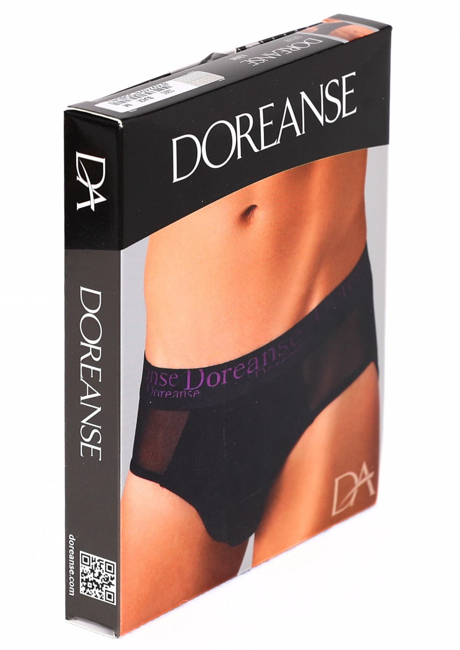 DOREANSE Erkek Fantezi Transparan Detaylı Slip 1201