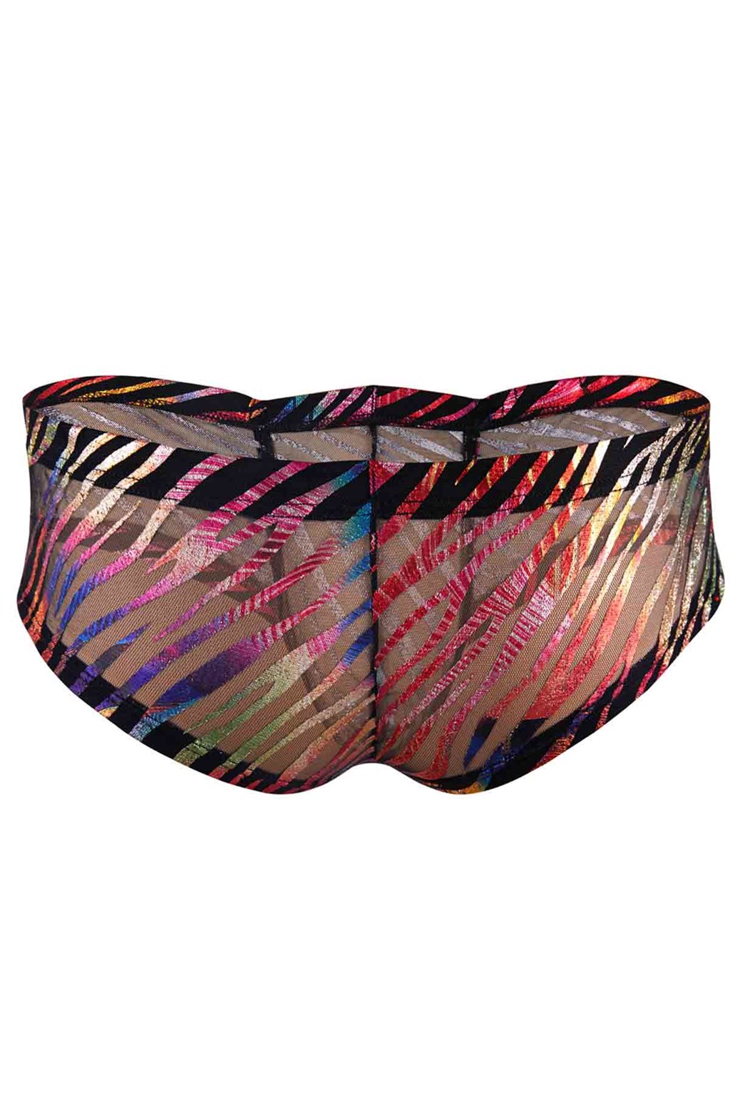 Doreanse Erkek Gökkuşağı Renkler Transparan Mini Paça Boxer 1587