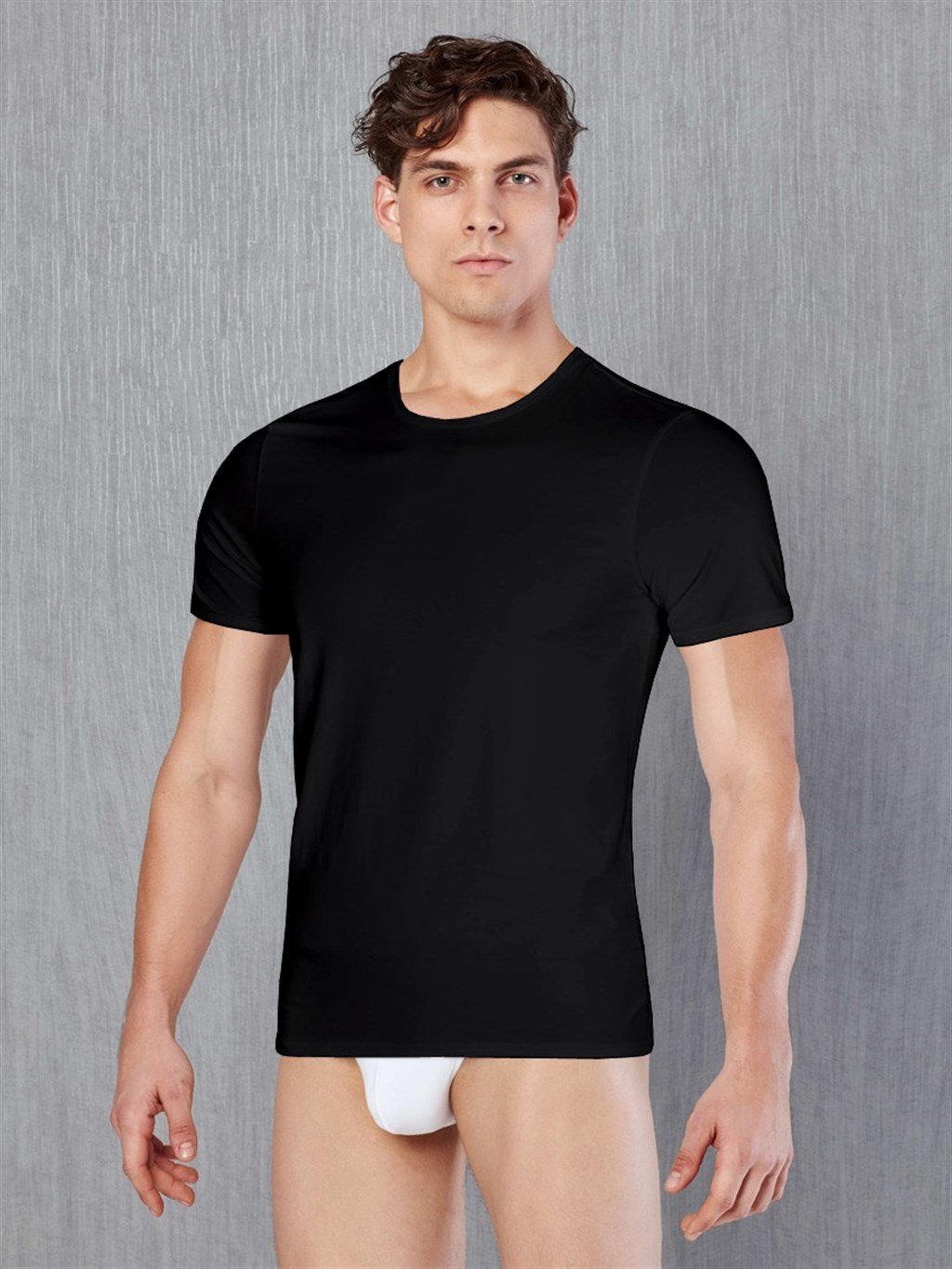 DOREANSE Erkek Koton Kumaş T-Shirt 2531