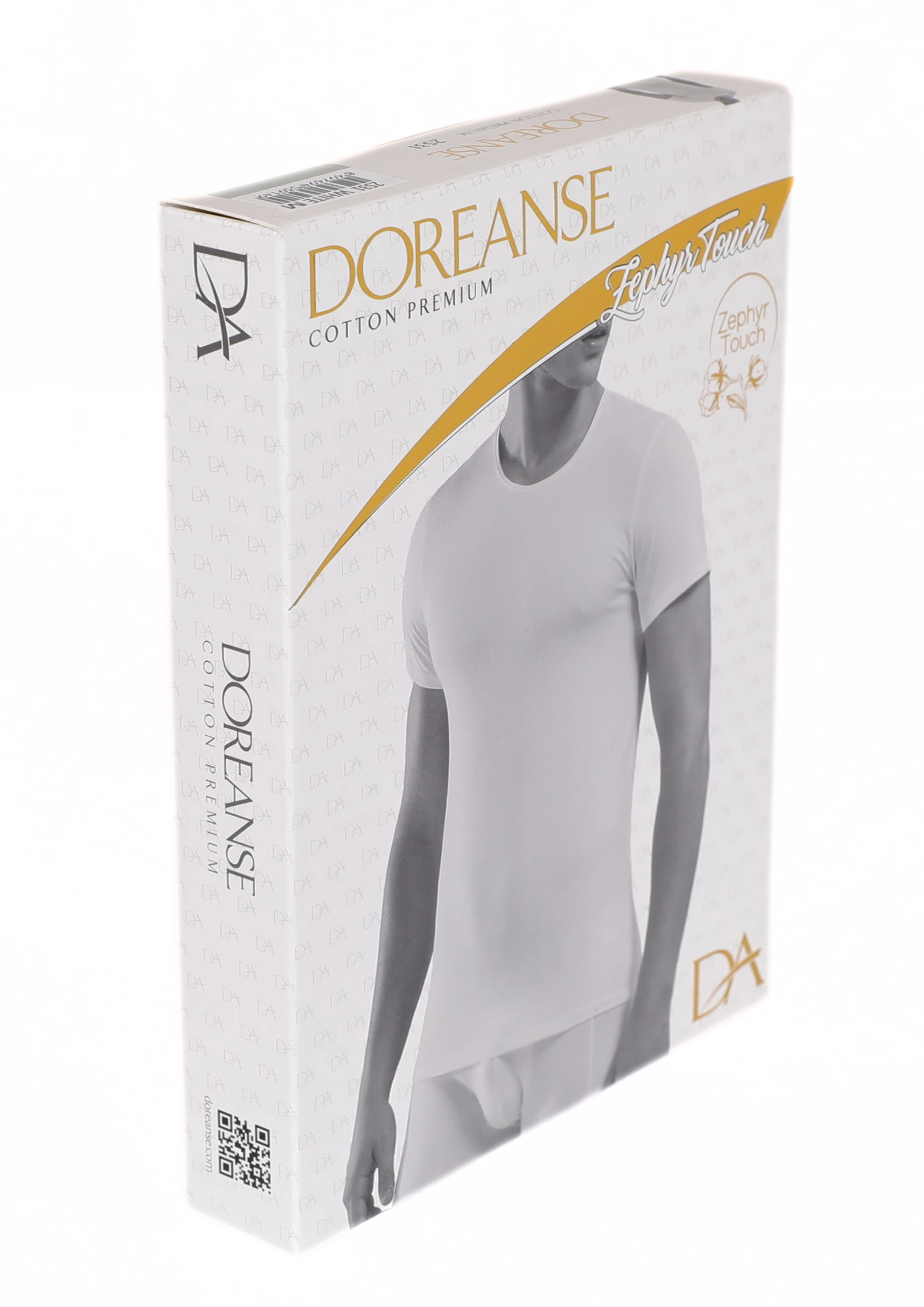 DOREANSE Erkek Koton Kumaş T-Shirt 2531