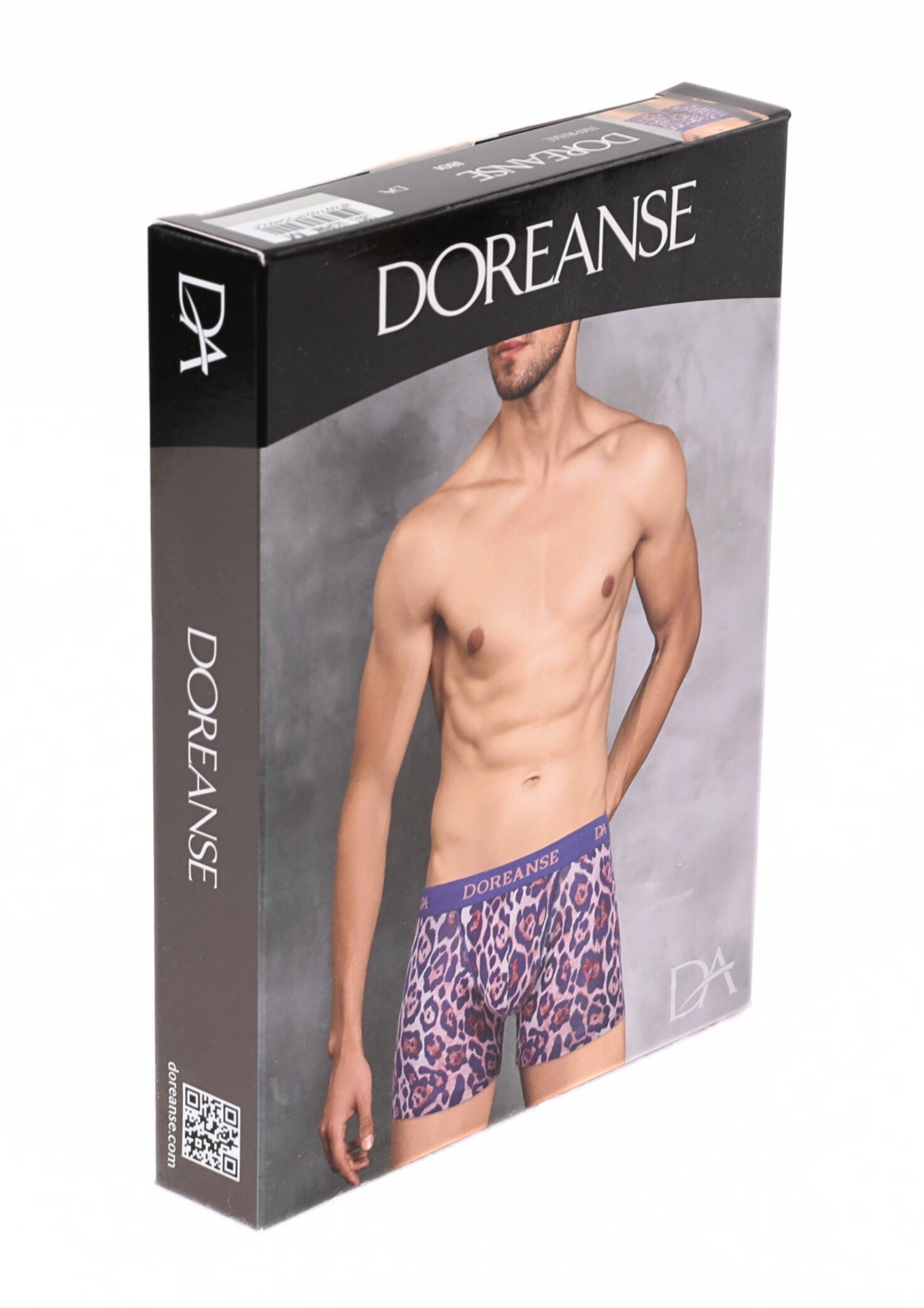 Doreanse Erkek Leopink Torbalı Normal Paça Boxer 1801