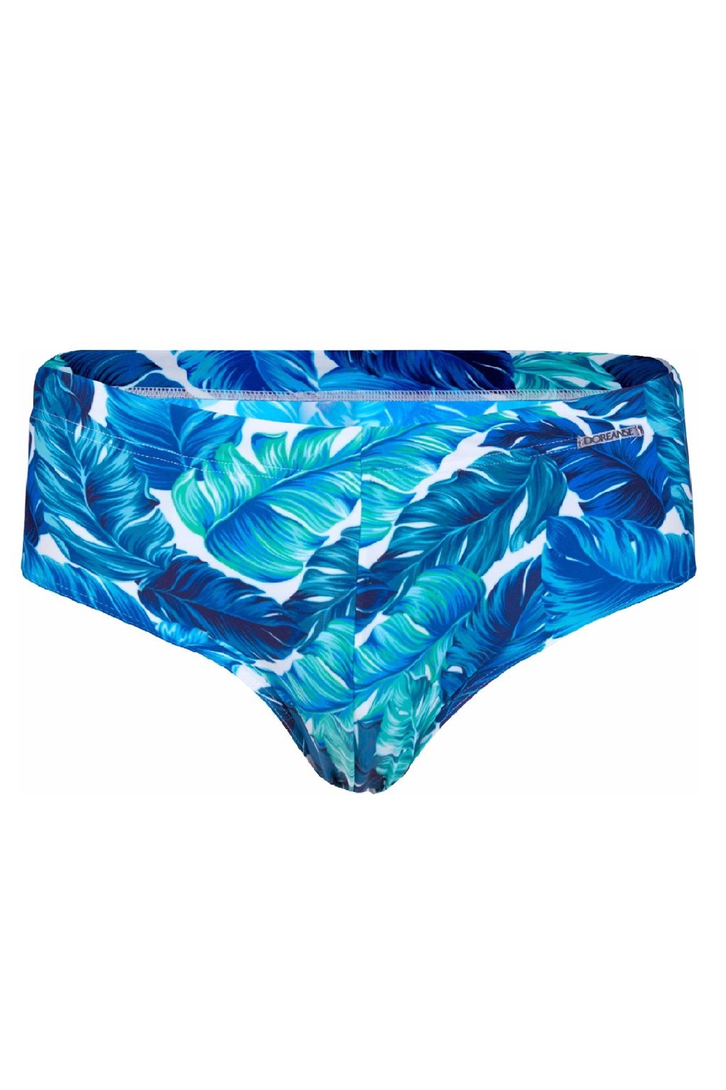 DOREANSE Erkek Mavi Desenli İpli Slip Mayo 3827