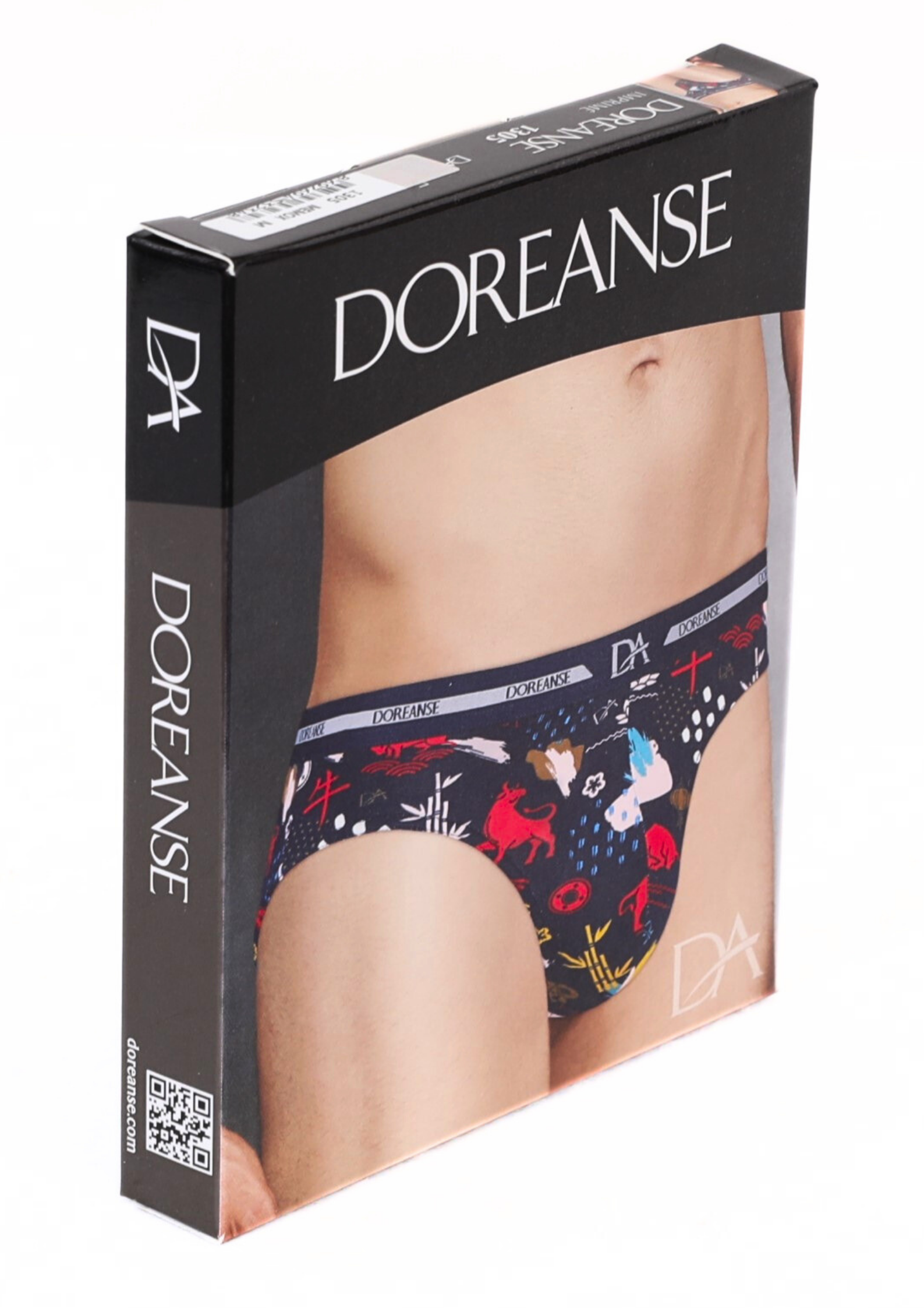 Doreanse Erkek Memox Baskılı Renkli Slip Külot 1305