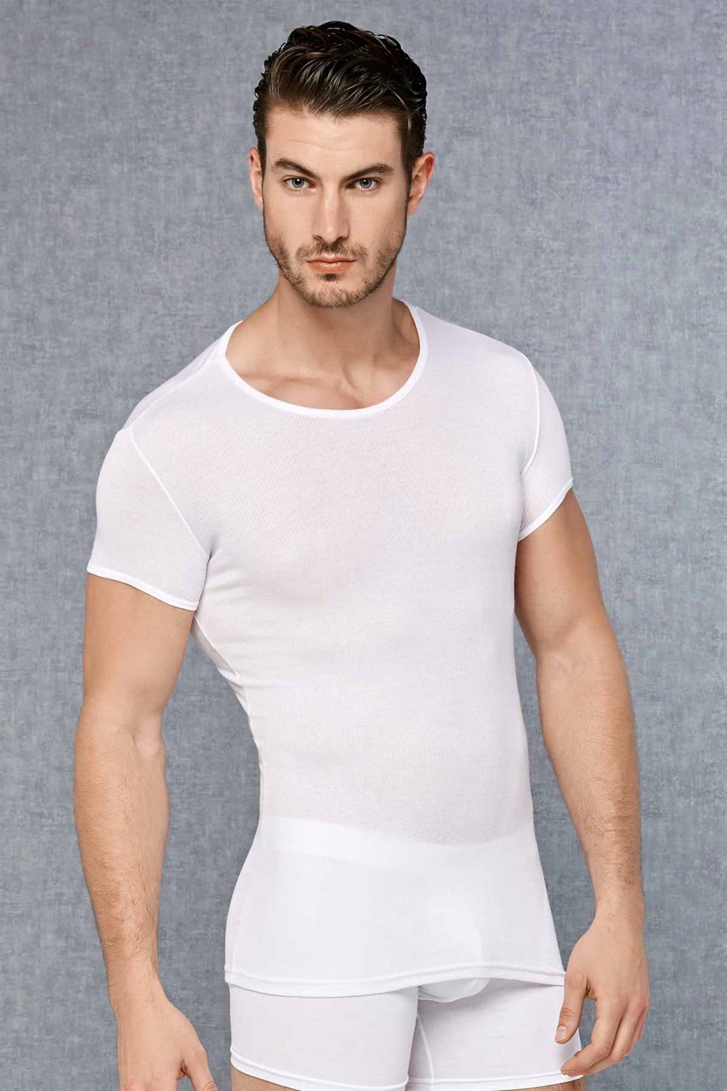 Doreanse Erkek Micro Modal Yuvarlak Yaka Kısa Kol T Shirt 2545