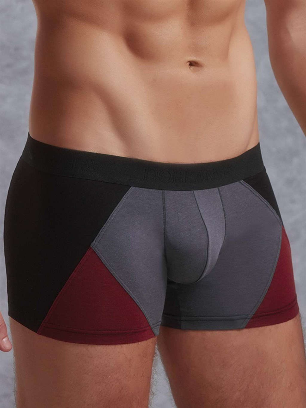 Doreanse Erkek Modal Antrasit Astarlı Torbalı  Normal Paça Boxer 1787