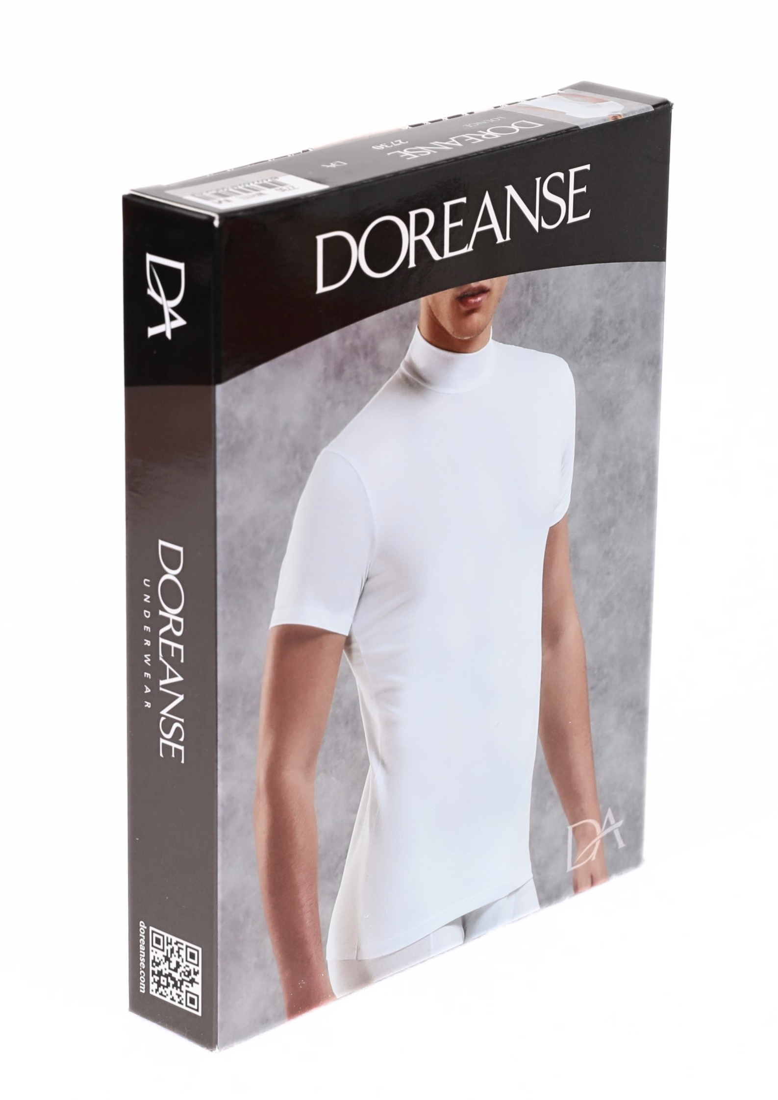 Doreanse Erkek Modal Boğazlı Yaka Kısa Kol T Shirt 2730