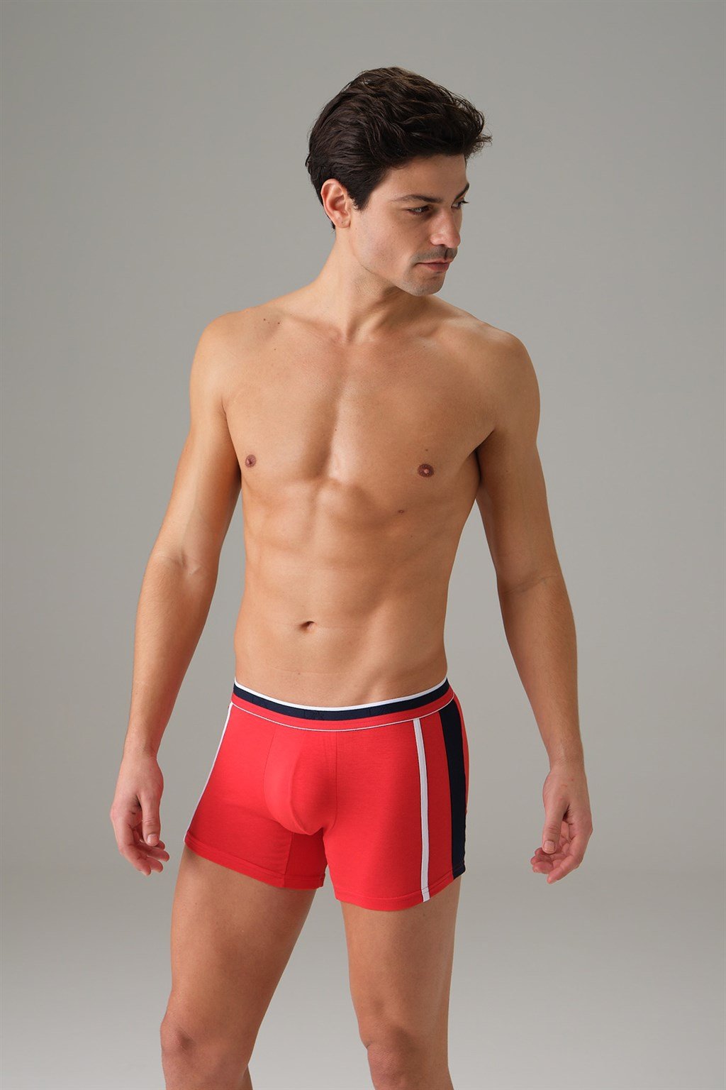 DOREANSE Erkek Modal Çift Renkli Torbalı  Normal Paça Boxer 1713