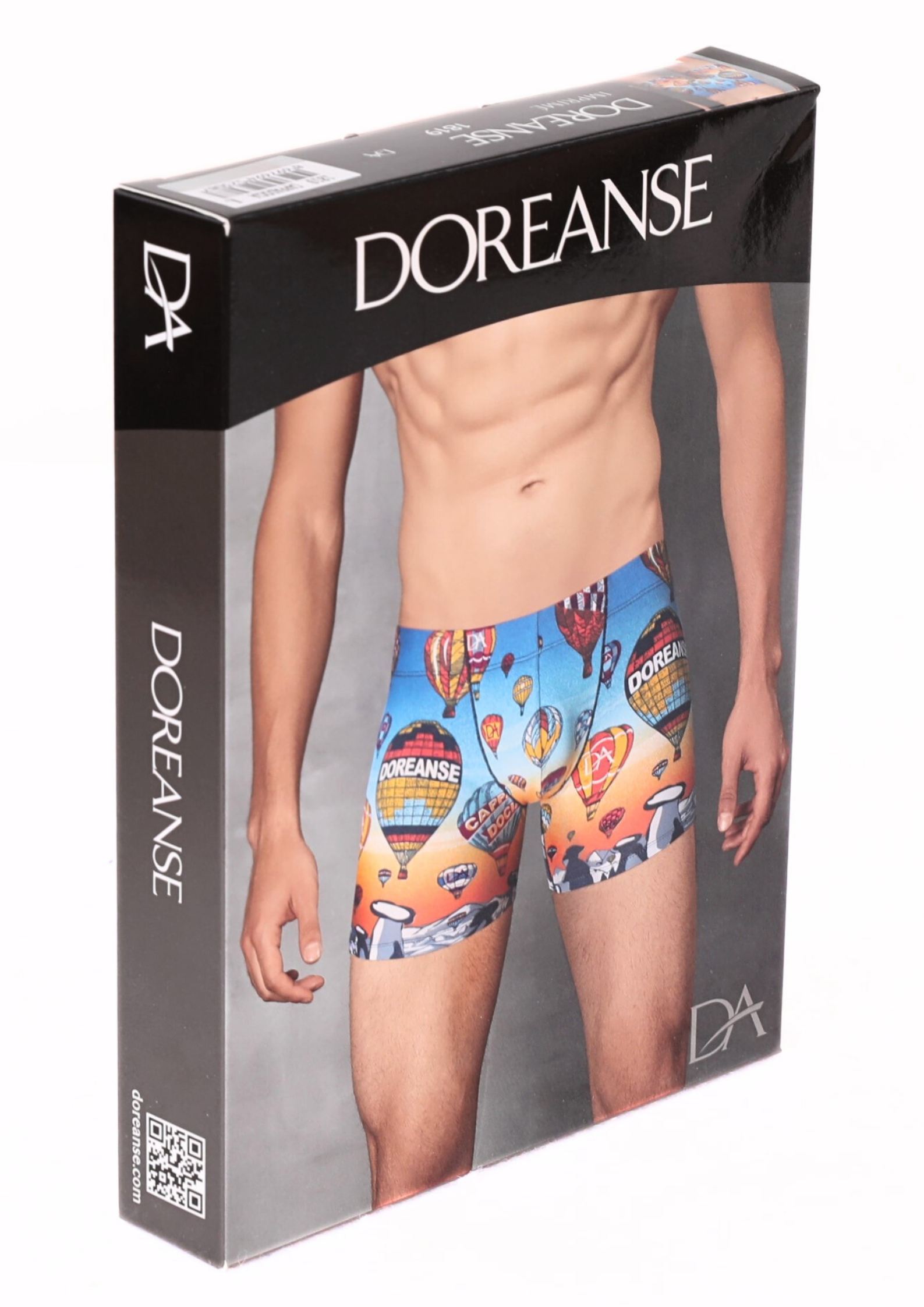 Doreanse Erkek Modal Çok Renkli Baskılı Torbalı  Boxer 1819