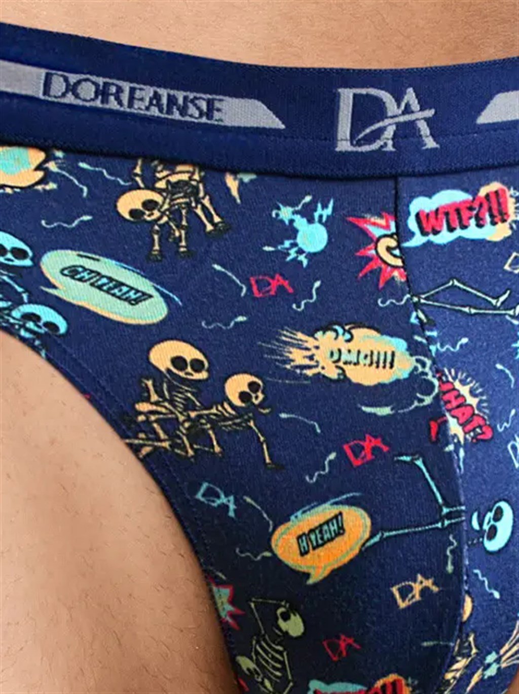 Doreanse Erkek Modal Çok Renkli Baskılı Külot Slip 1279