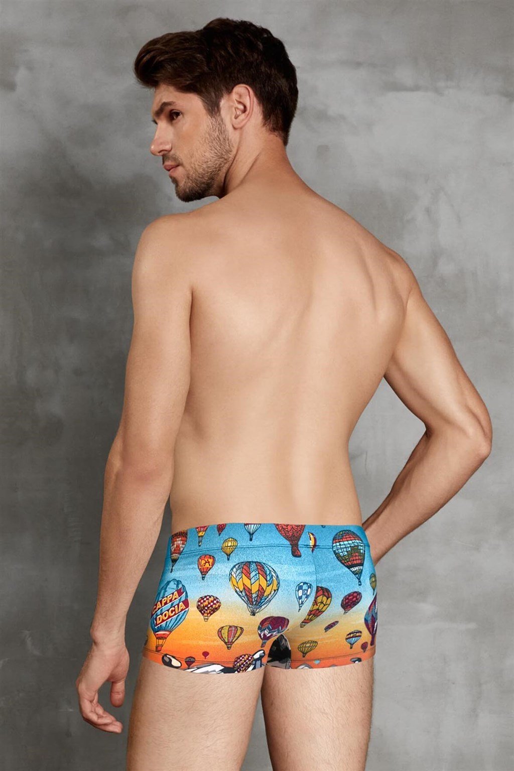 Doreanse Erkek Modal Çok Renkli Baskılı Torbalı  Mini Paça Boxer 1719