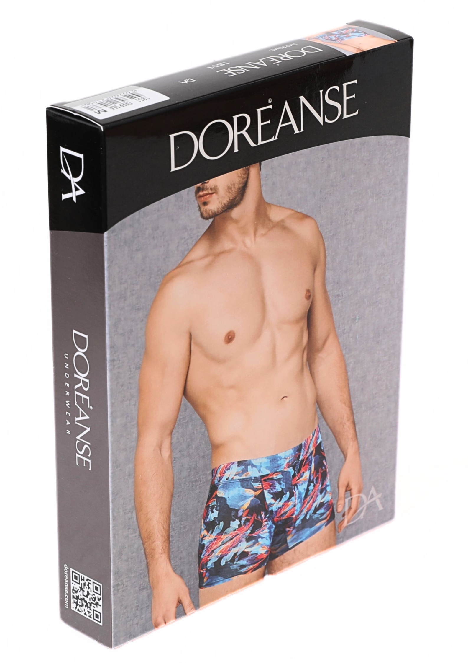 Doreanse Erkek Modal Çok Renkli Baskılı  Normal Paça Boxer 1851