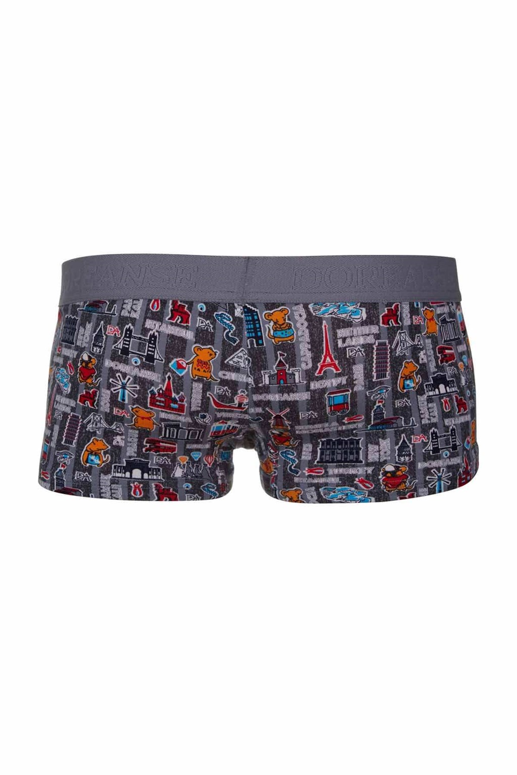 Doreanse Erkek Modal Çok Renkli Baskılı Torbalı  Mini Paça Boxer 1702