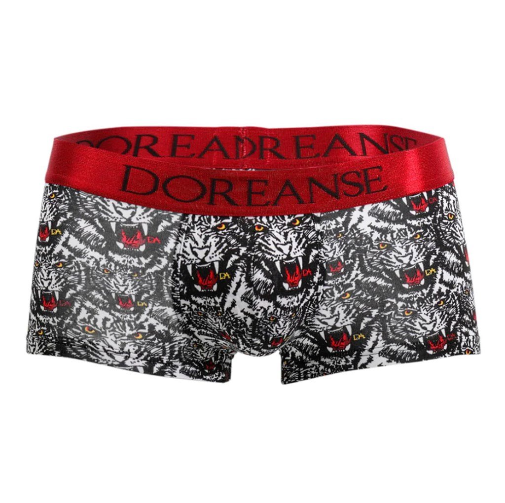 Doreanse Erkek Modal Çok Renkli Baskılı Torbalı  Mini Paça Boxer 1712