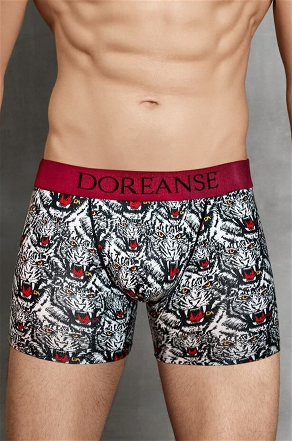 Doreanse Erkek Modal Çok Renkli Baskılı Torbalı  Normal Paça Boxer 1812