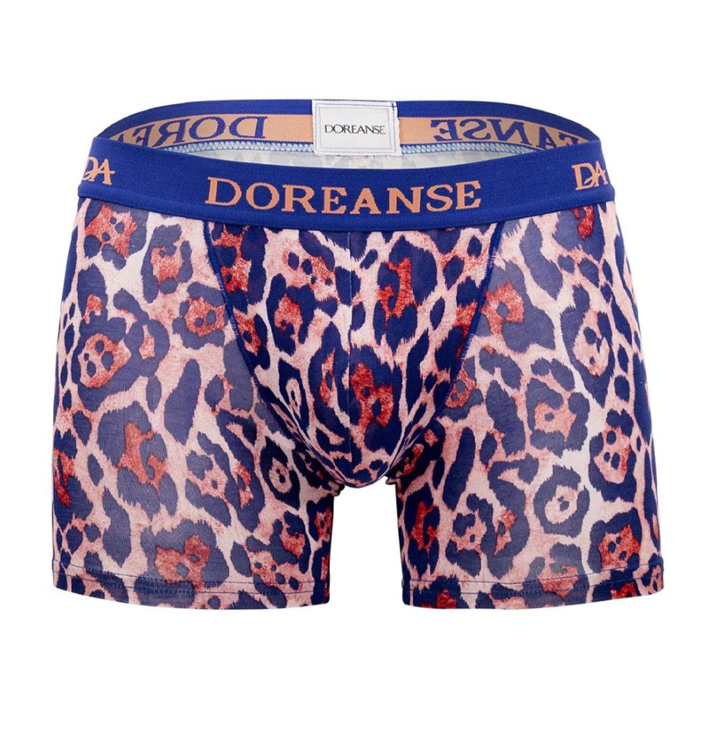 Doreanse Erkek Modal Çok Renkli Baskılı Torbalı  Normal Paça Boxer 1801