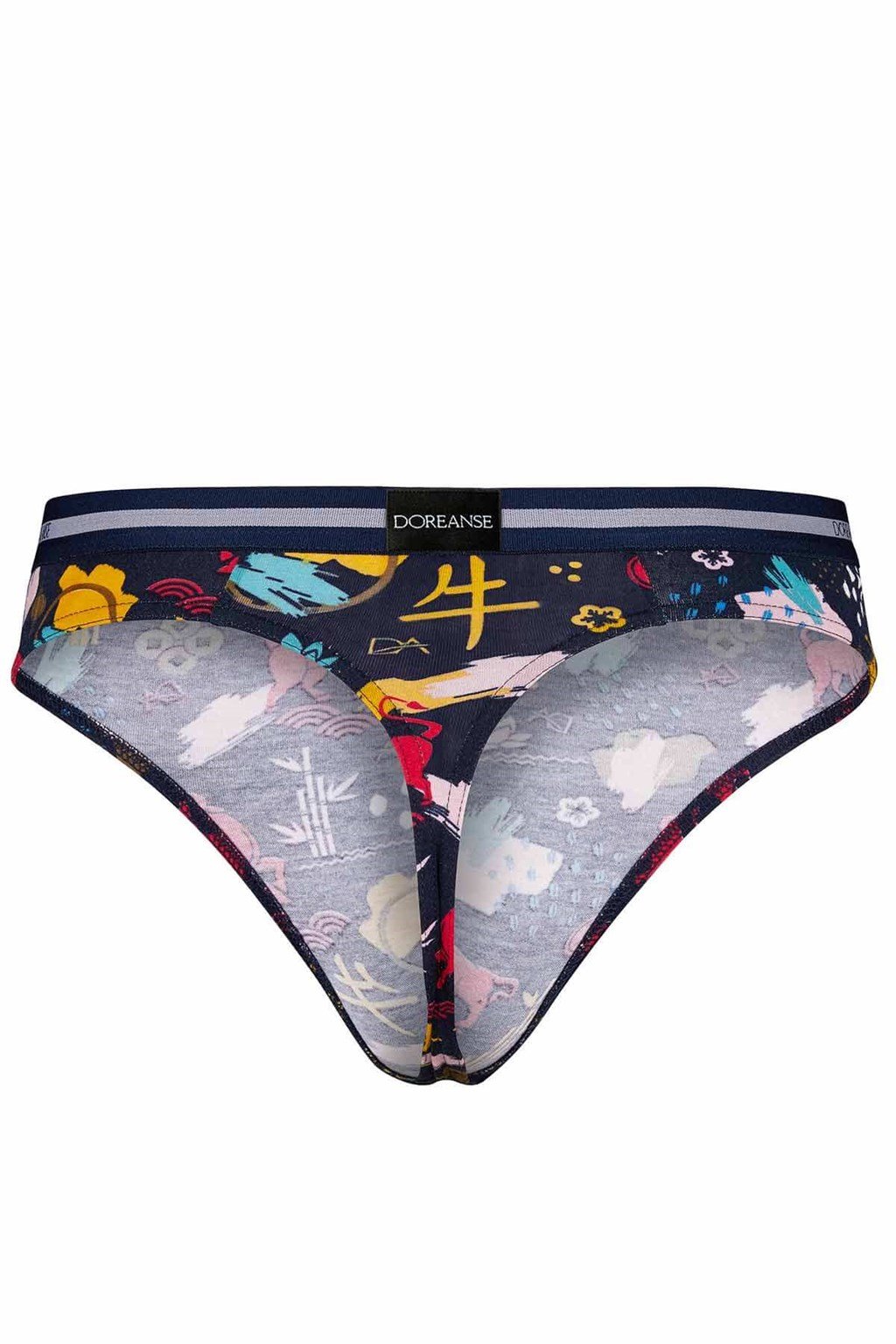 Doreanse Erkek Modal Fantazi String Baskılı Renkli Sexy Tanga 1264