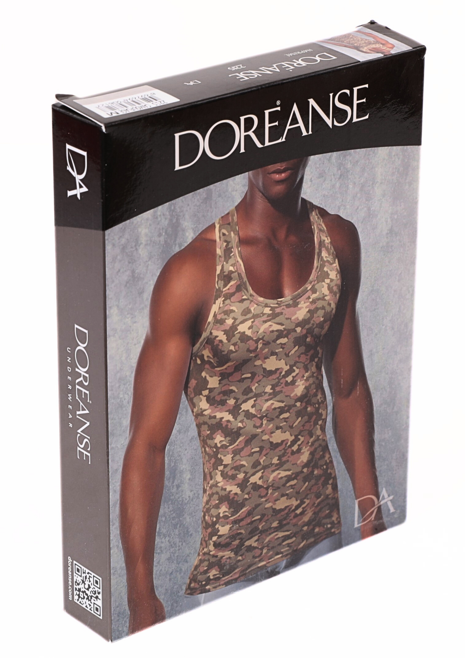 Doreanse Erkek Modal Kamuflaj Desenli Geniş Yaka Atlet 2215