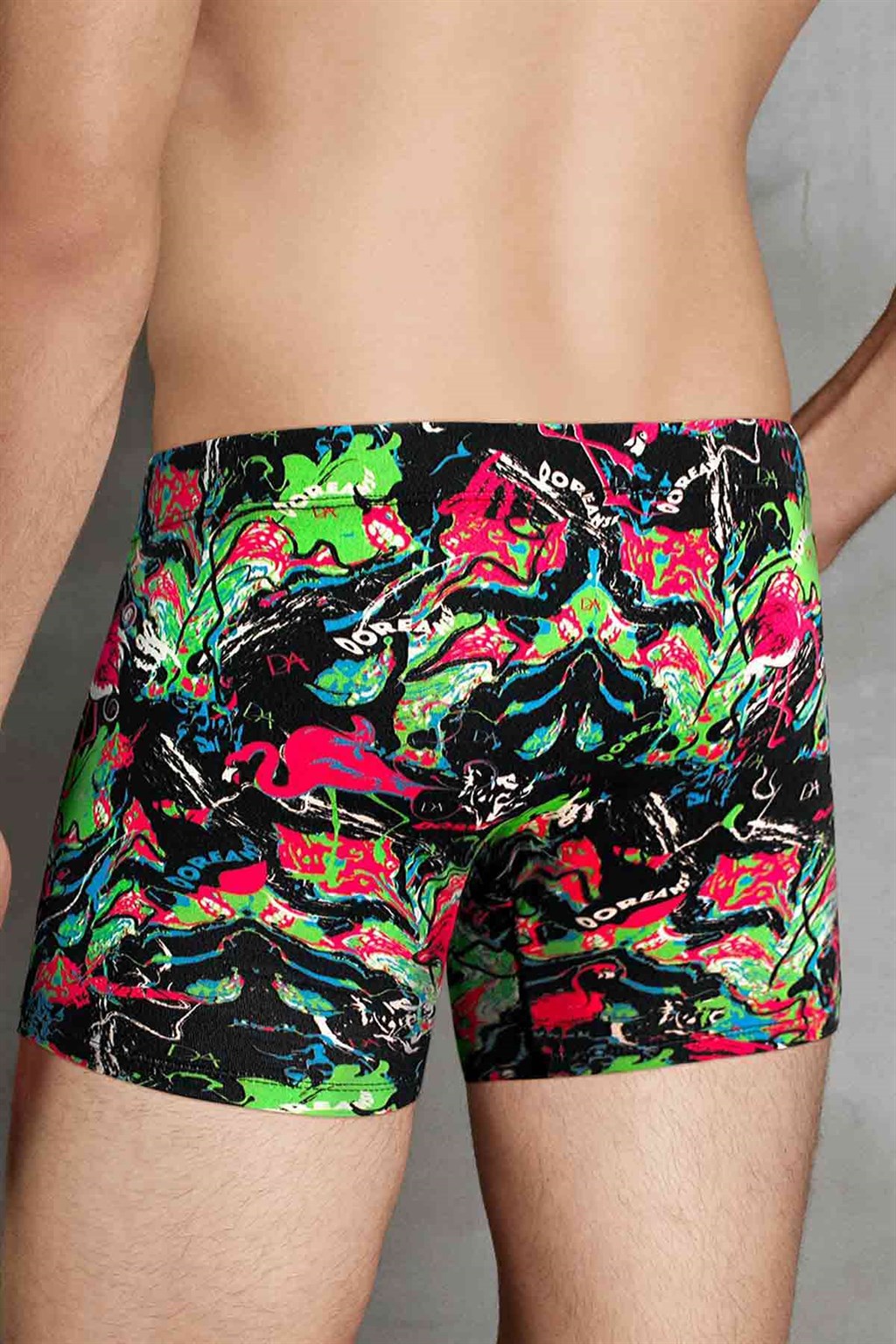 Doreanse Erkek Modal Renkli Baskılı Normal Paça Torbalı Boxer 1821