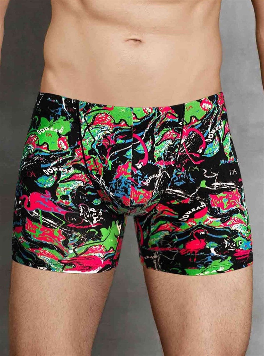 Doreanse Erkek Modal Renkli Baskılı Normal Paça Torbalı Boxer 1821