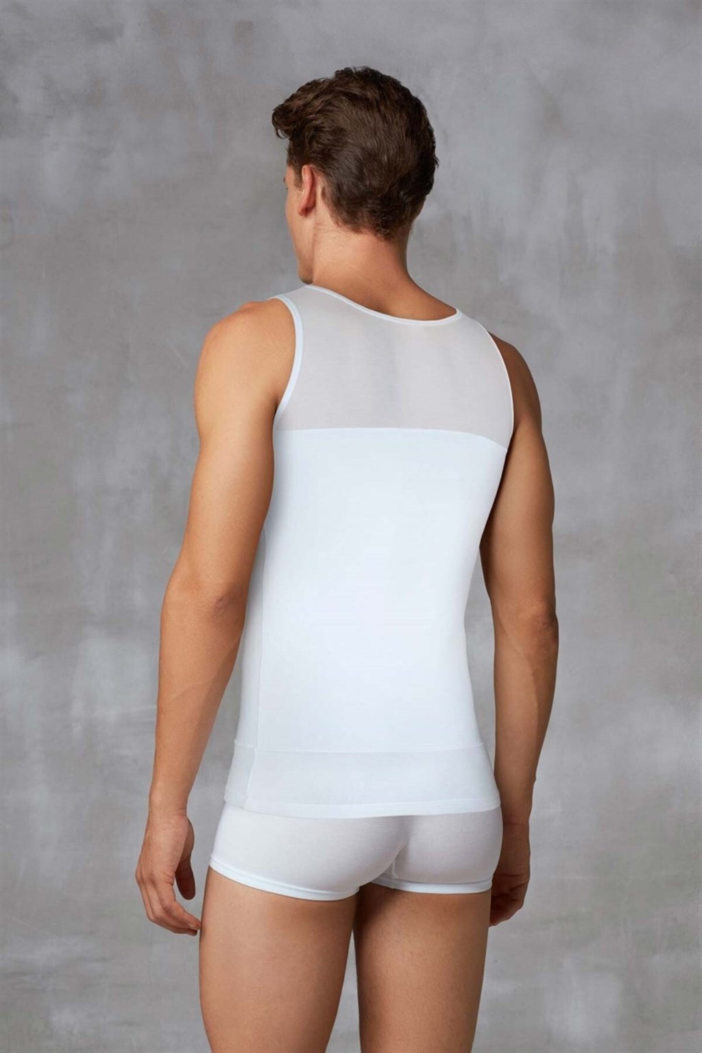 Doreanse Erkek Pamuklu Göğüs Sıkıştırma ve Vücut Şekillendirici Atlet Korse 5965P