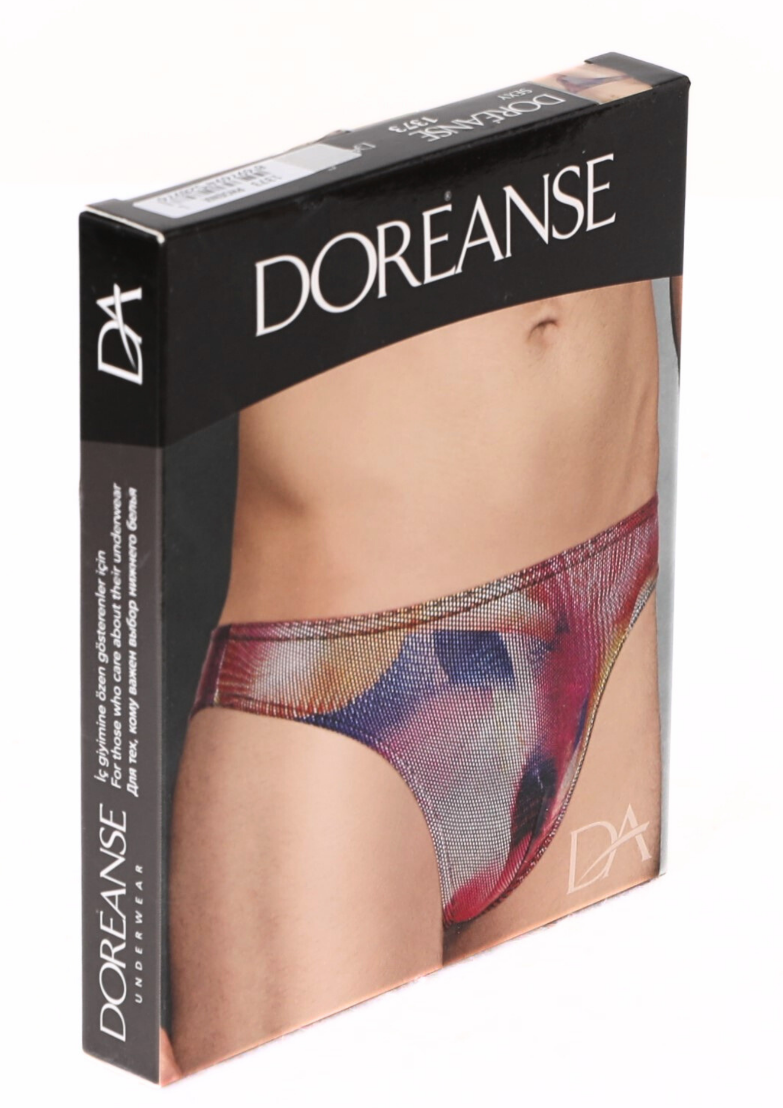 Doreanse Erkek Polyester Çok Renkli Fantezi Külot Slip 1373