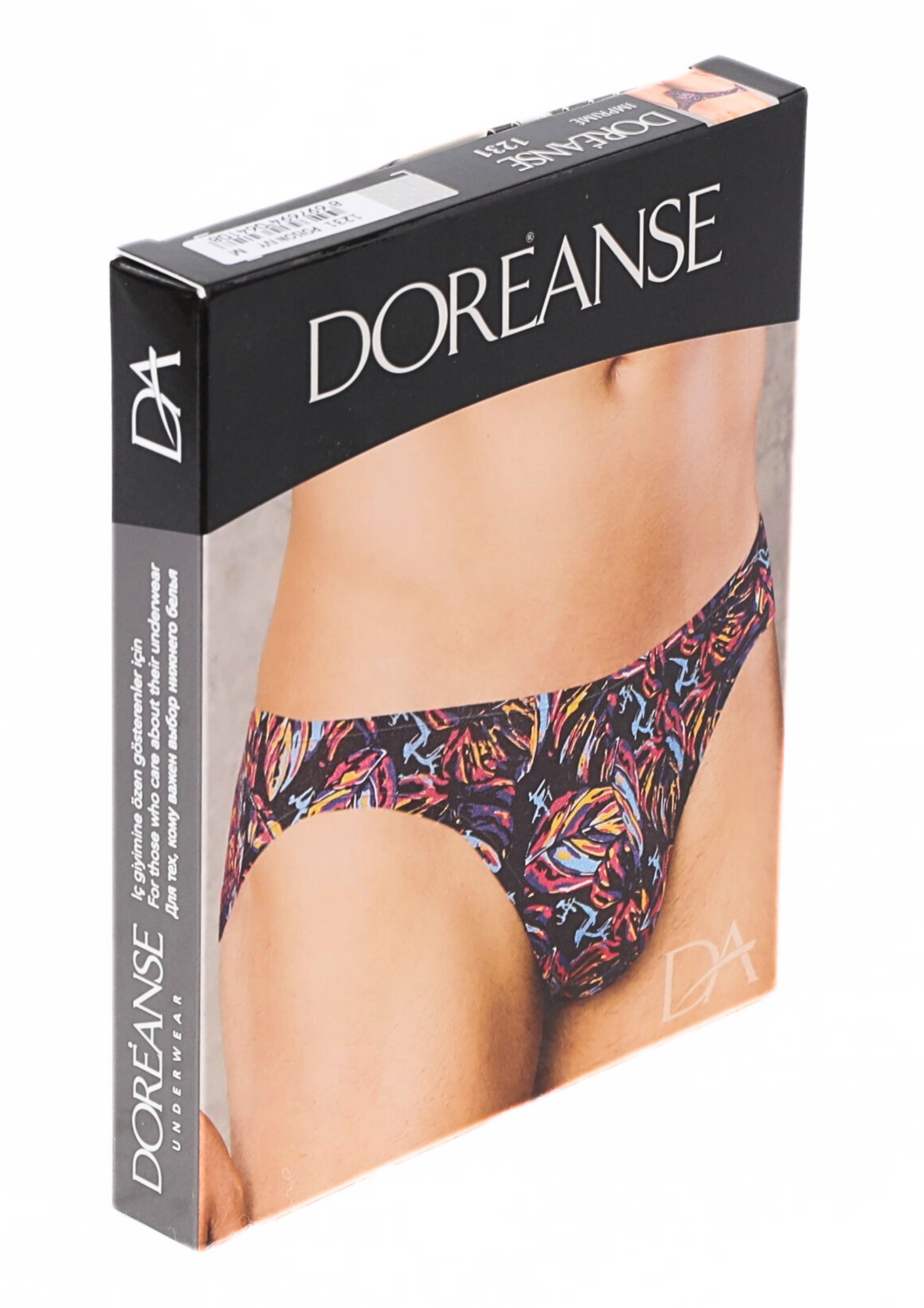 Doreanse Erkek Renkli Modal Desenli Slip Külot 1231