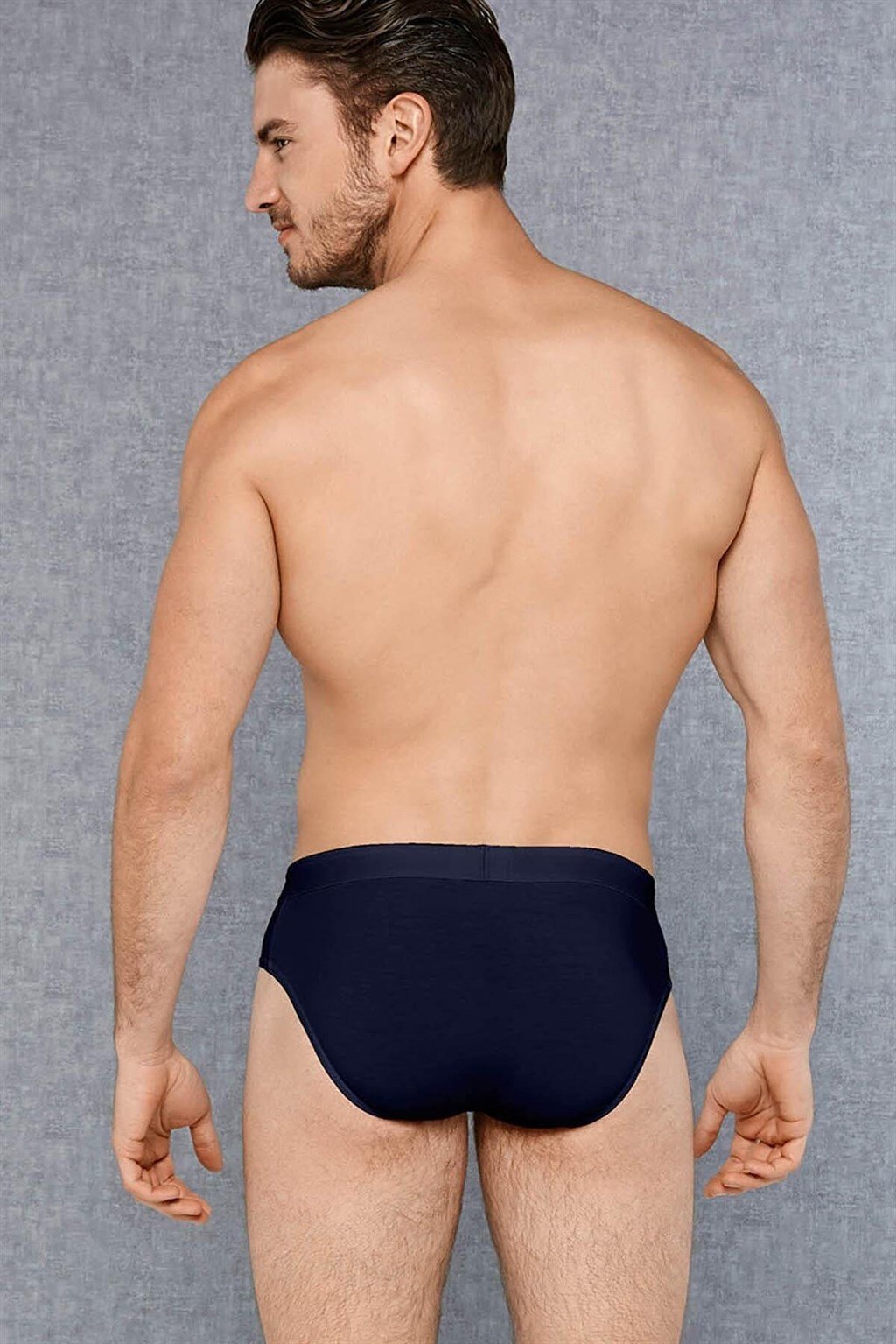 Doreanse Erkek Renkli Pamuklu Bel Bandı 3'lü Slip Külot 1327