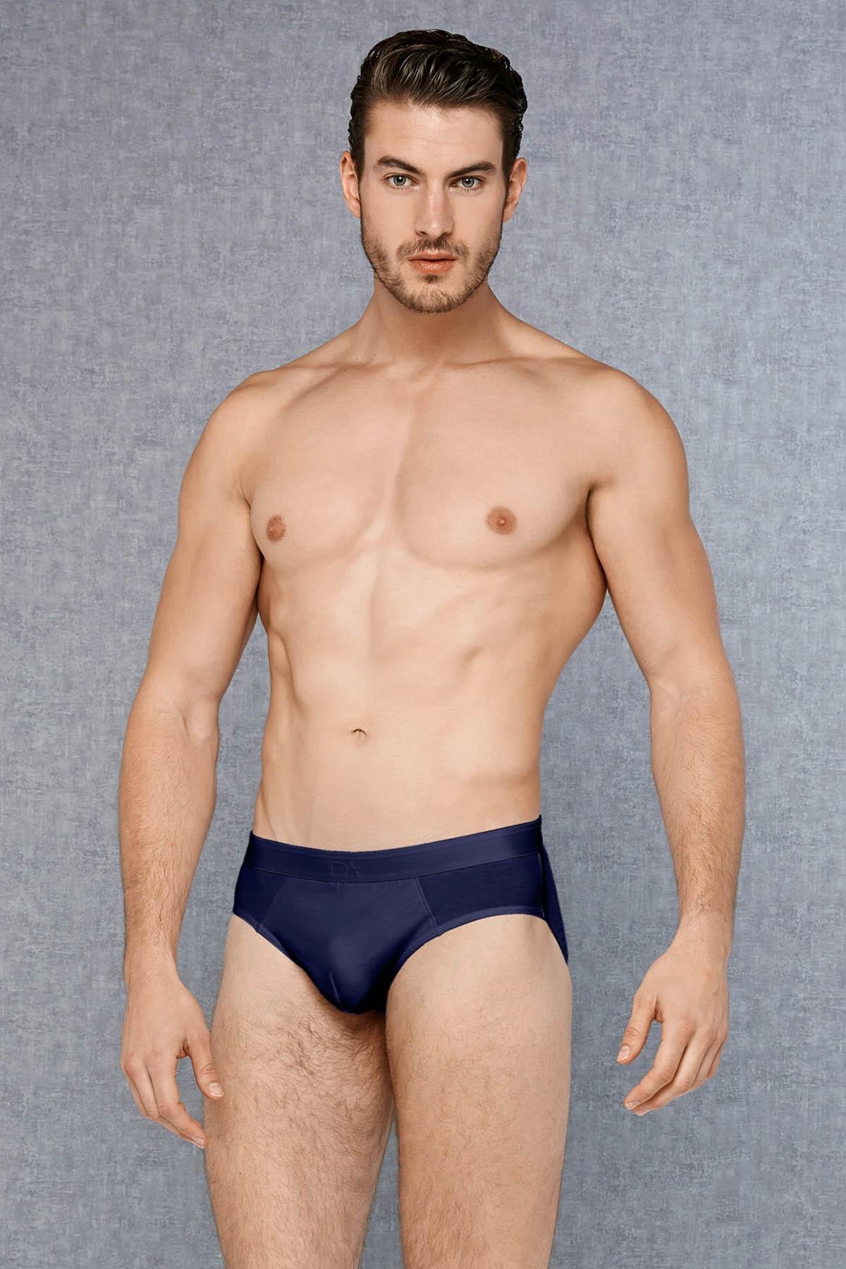 Doreanse Erkek Renkli Pamuklu Bel Bandı 3'lü Slip Külot 1327