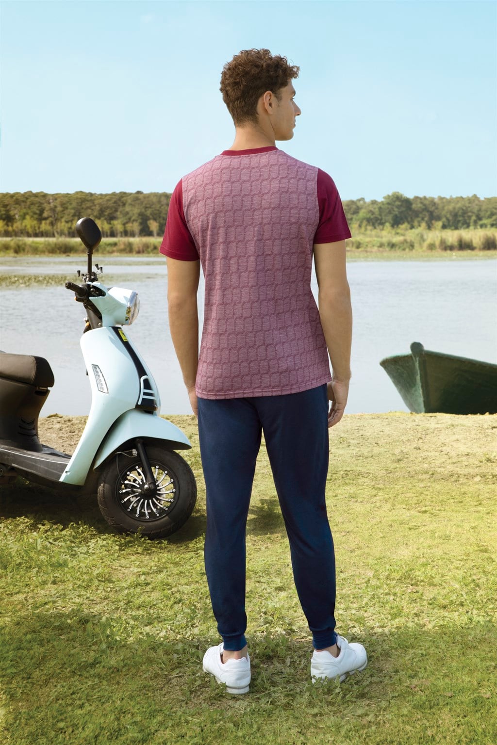 DOREANSE Erkek T-SHIRT & PANTOLON - ŞORT 3LU TAKIM 4903