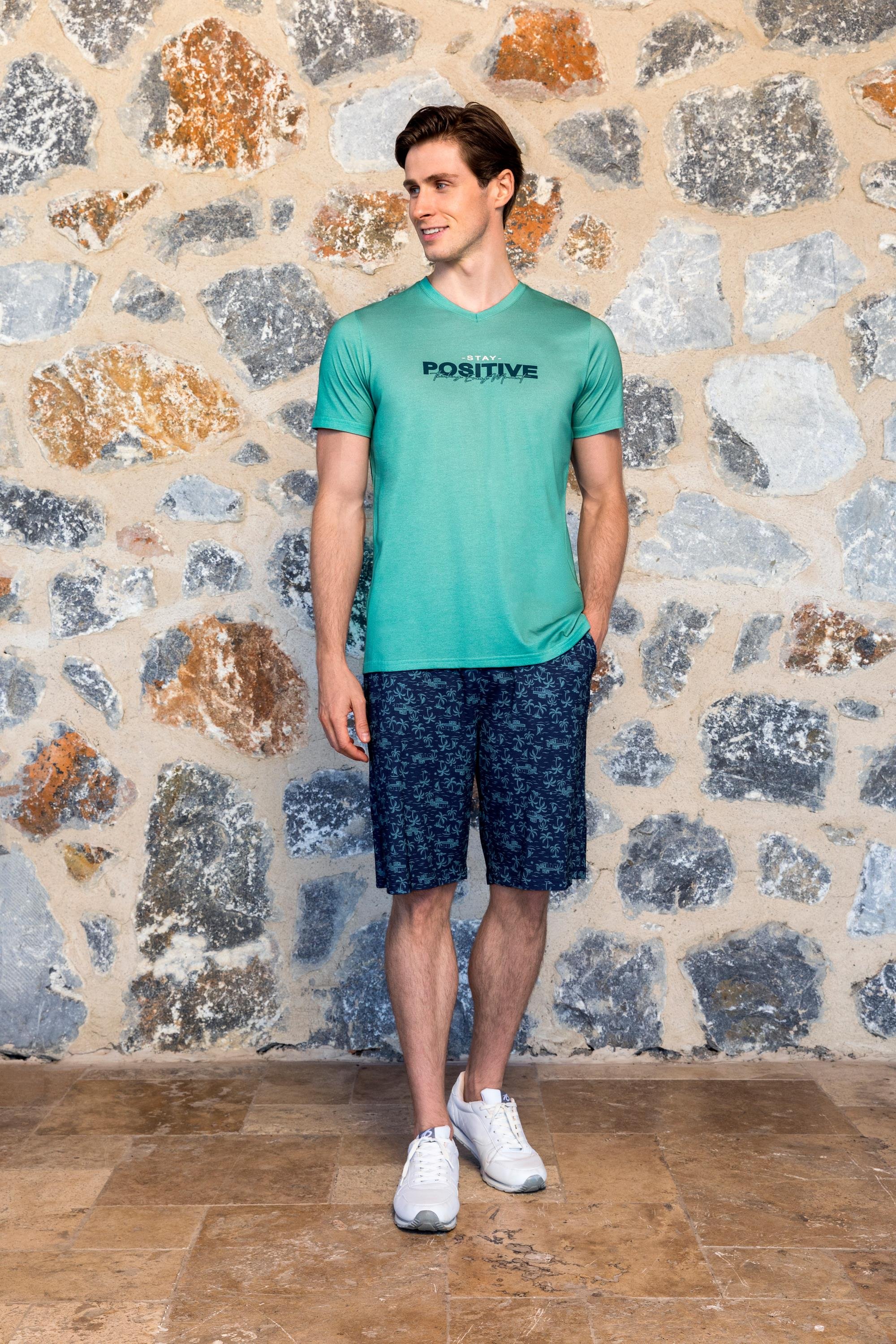 DOREANSE Erkek T-Shirt Pijama Takımı 24Y4509