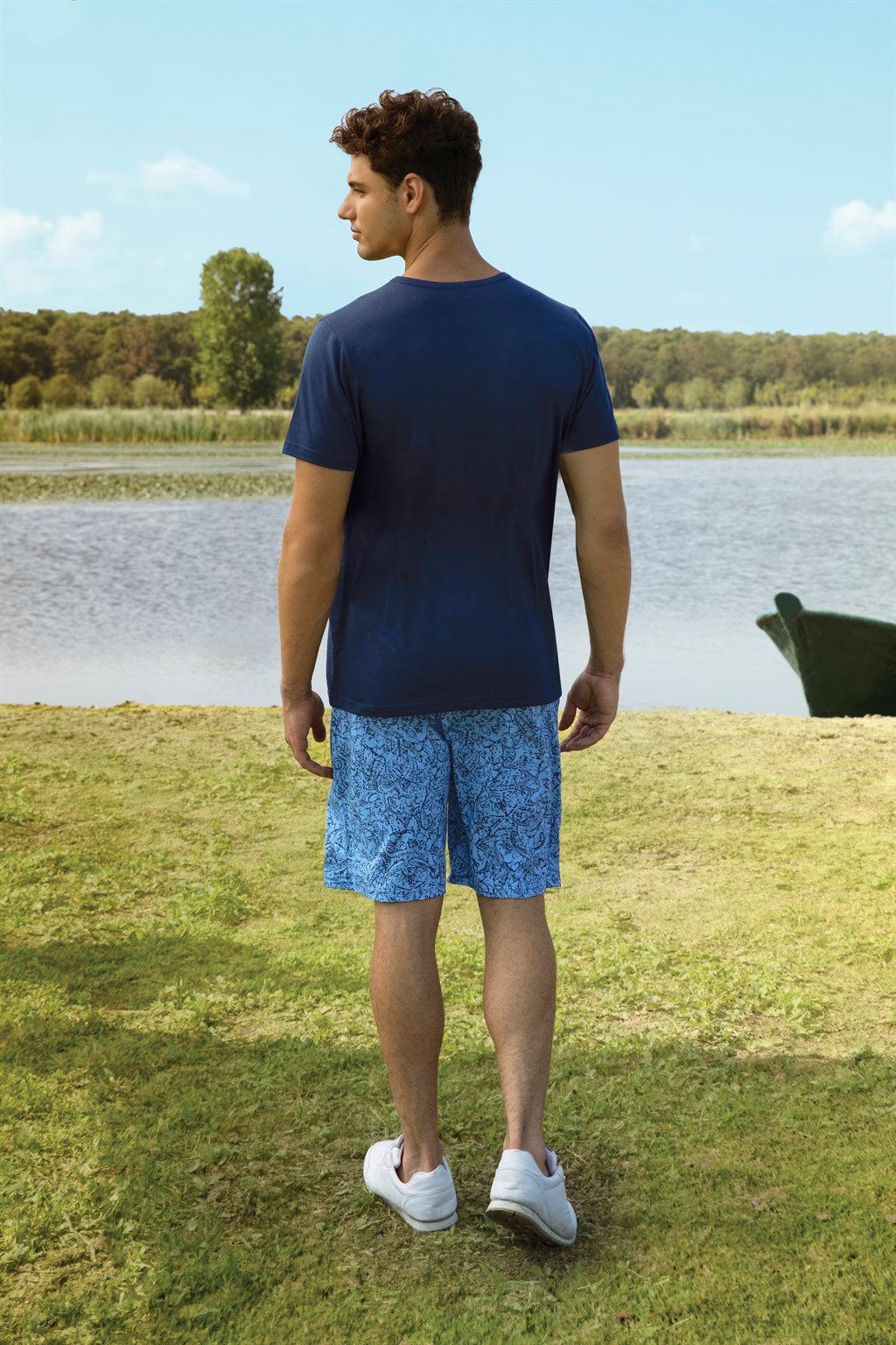 DOREANSE Erkek T-Shirt Pijama Takımı 4923