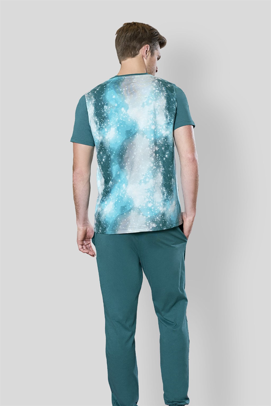 DOREANSE Erkek T-Shirt Pijama Takımı 4542