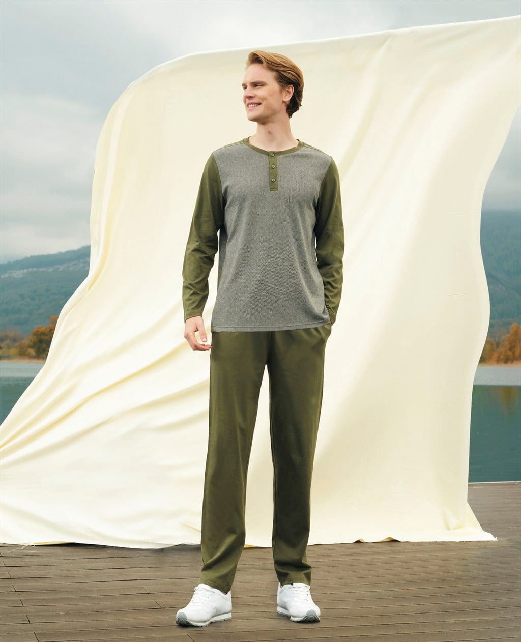 DOREANSE Erkek T-Shirt Pijama Takımı 4583