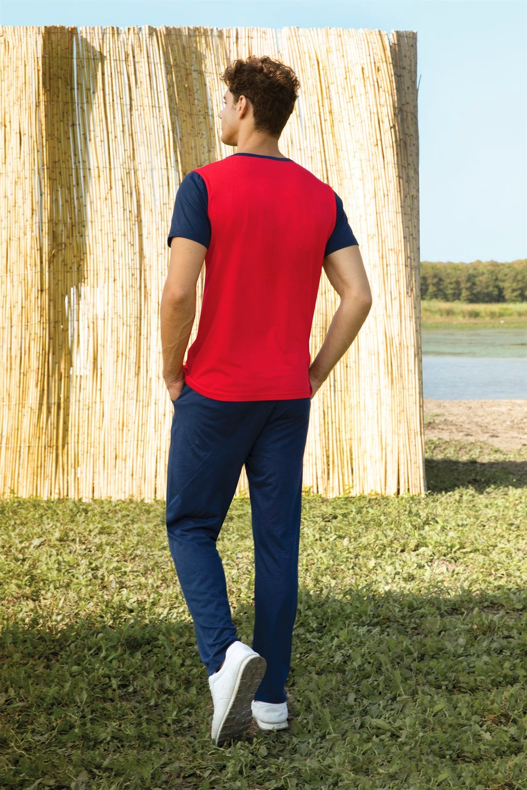 DOREANSE Erkek T-Shirt Pijama Takımı 4813