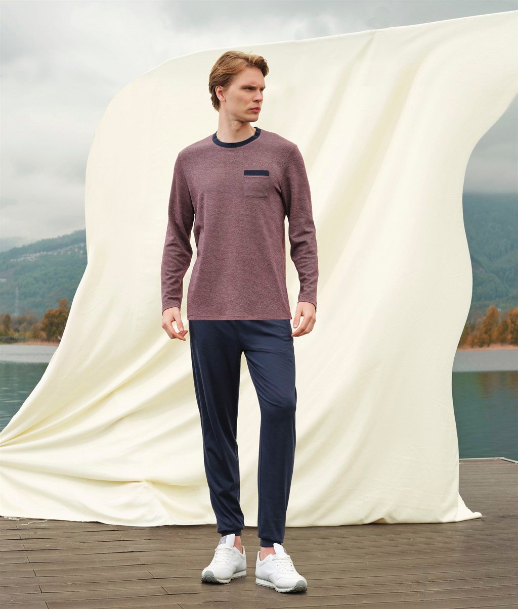 DOREANSE Erkek T-Shirt Pijama Takımı 4613