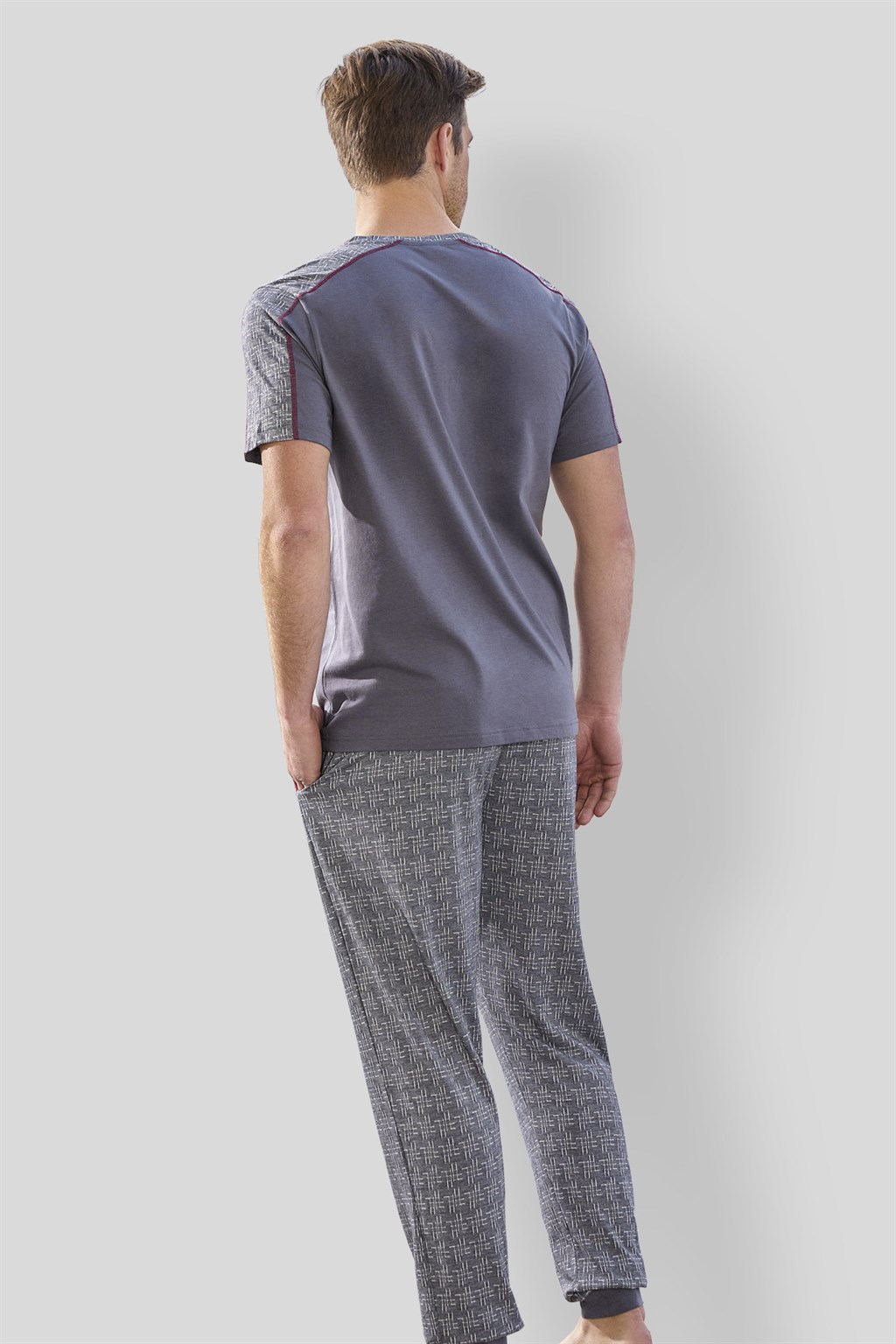 DOREANSE Erkek T-Shirt Pijama Takımı 4536