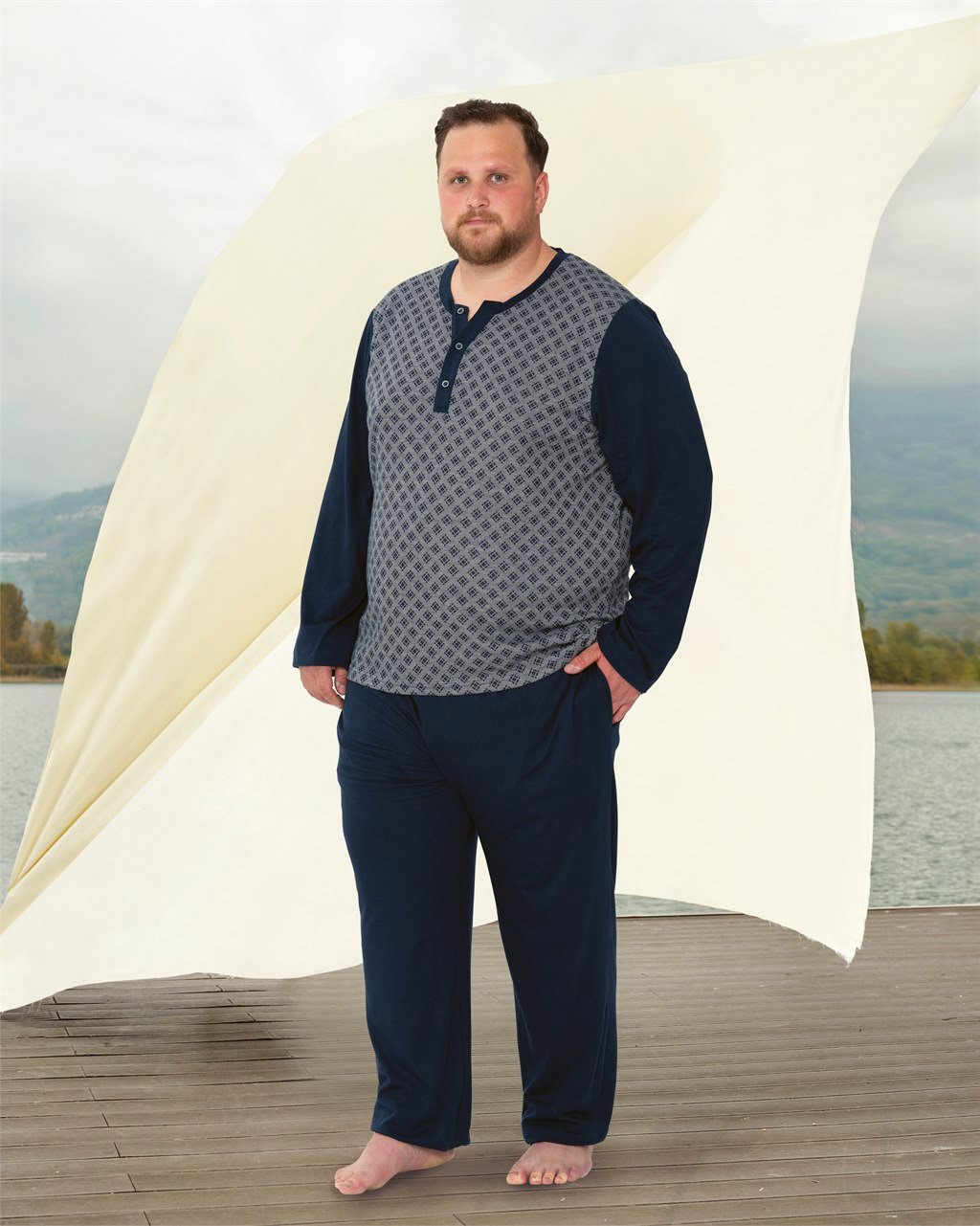 DOREANSE Erkek T-Shirt Pijama Takımı 4543P