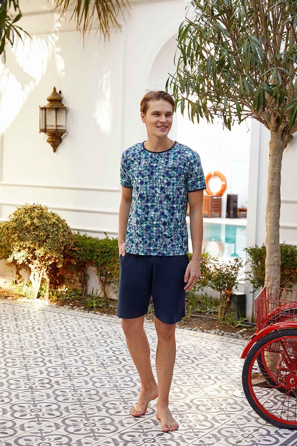 DOREANSE Erkek T-Shirt Pijama Takımı 4861
