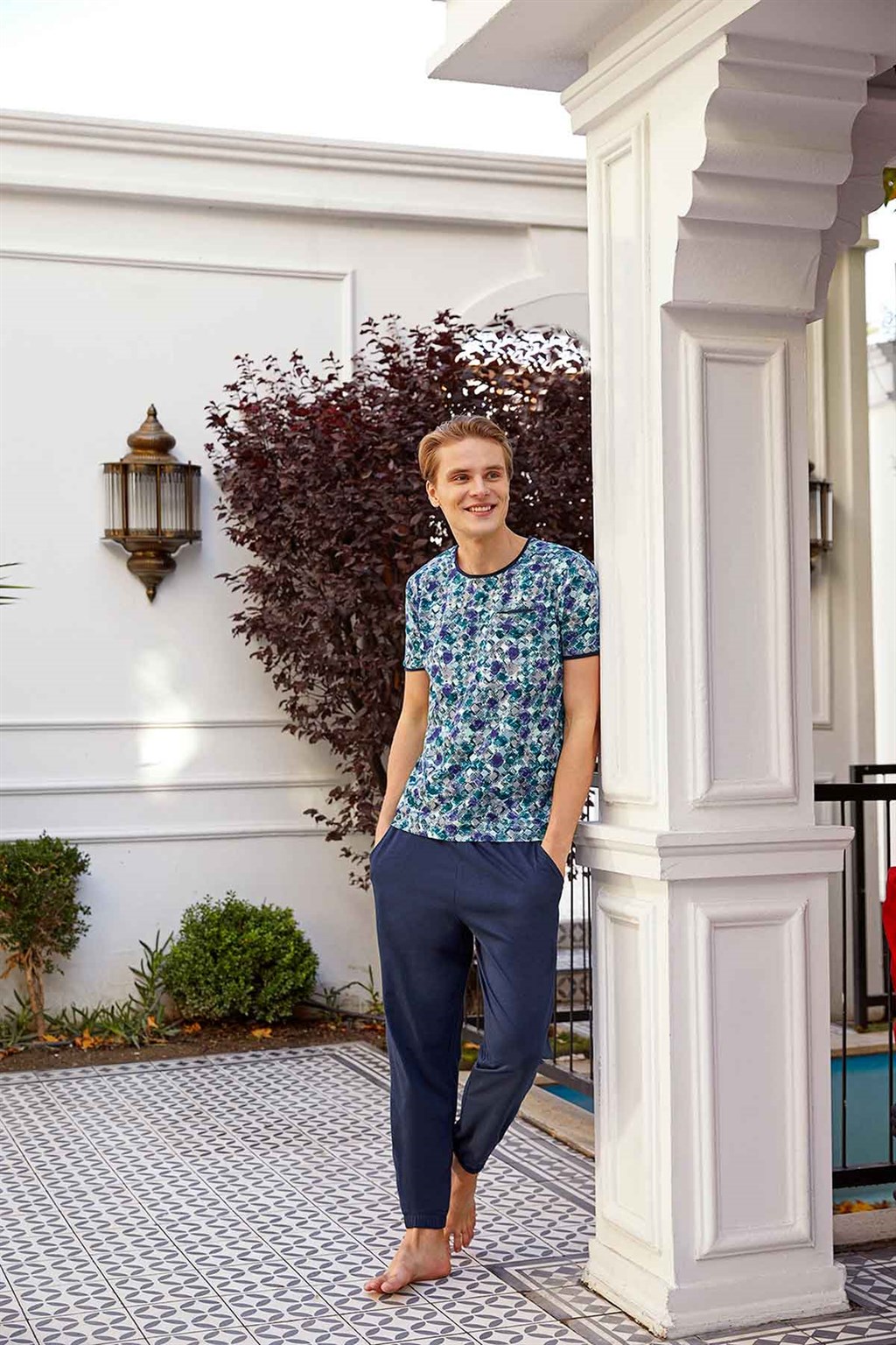 DOREANSE Erkek T-Shirt Pijama Takımı 4861