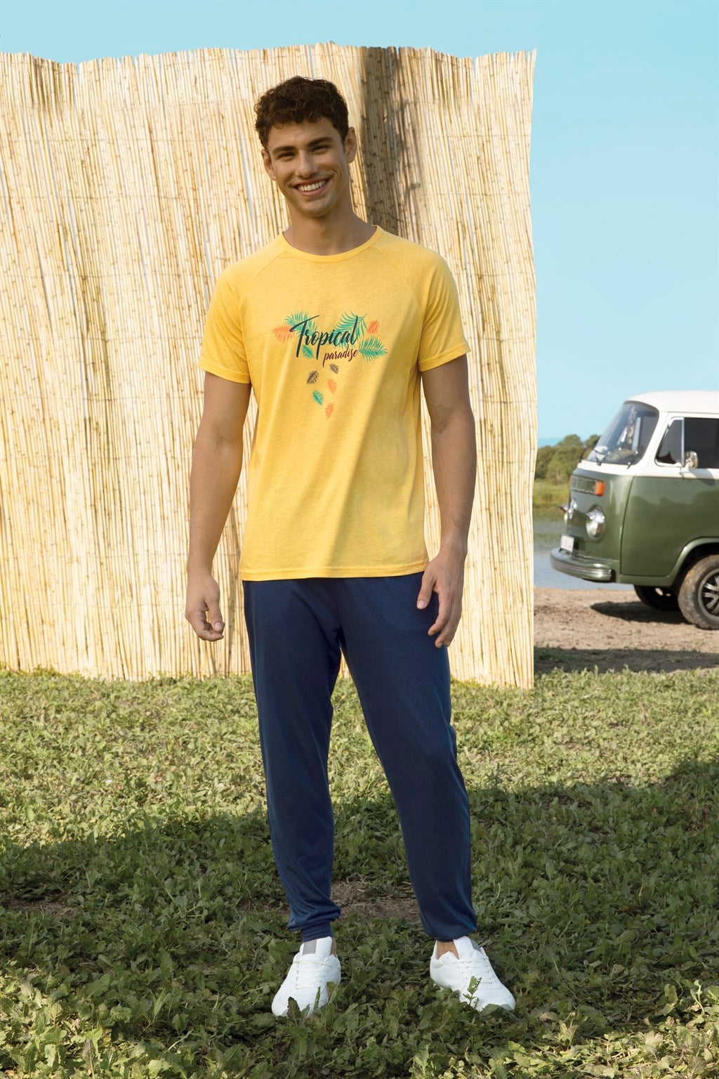 DOREANSE Erkek T-Shirt Pijama Takımı 4893
