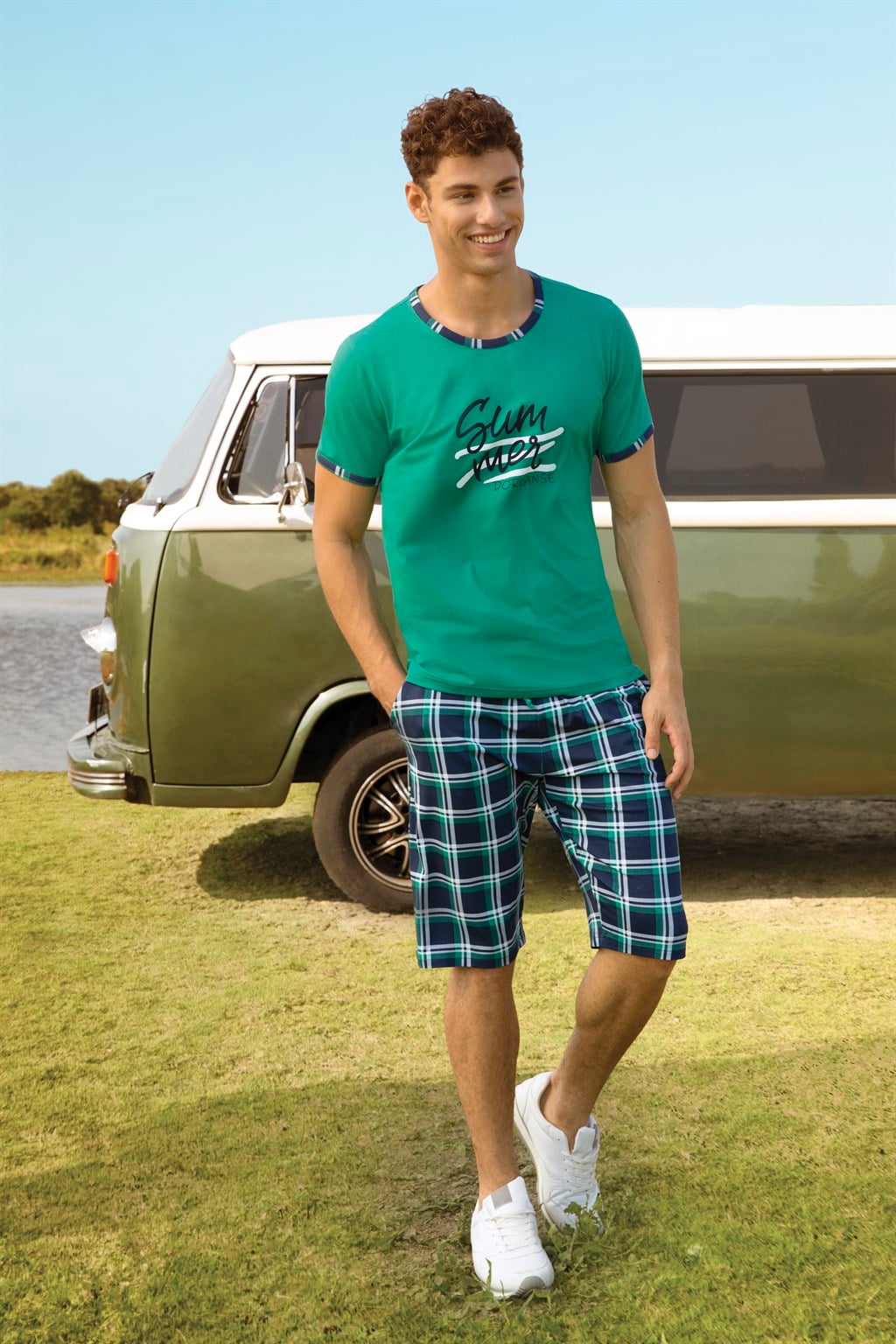 DOREANSE Erkek T-Shirt Pijama Takımı 4853